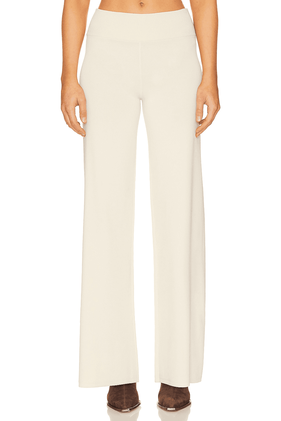Ria Knit Pant In Chalk White - Image 1