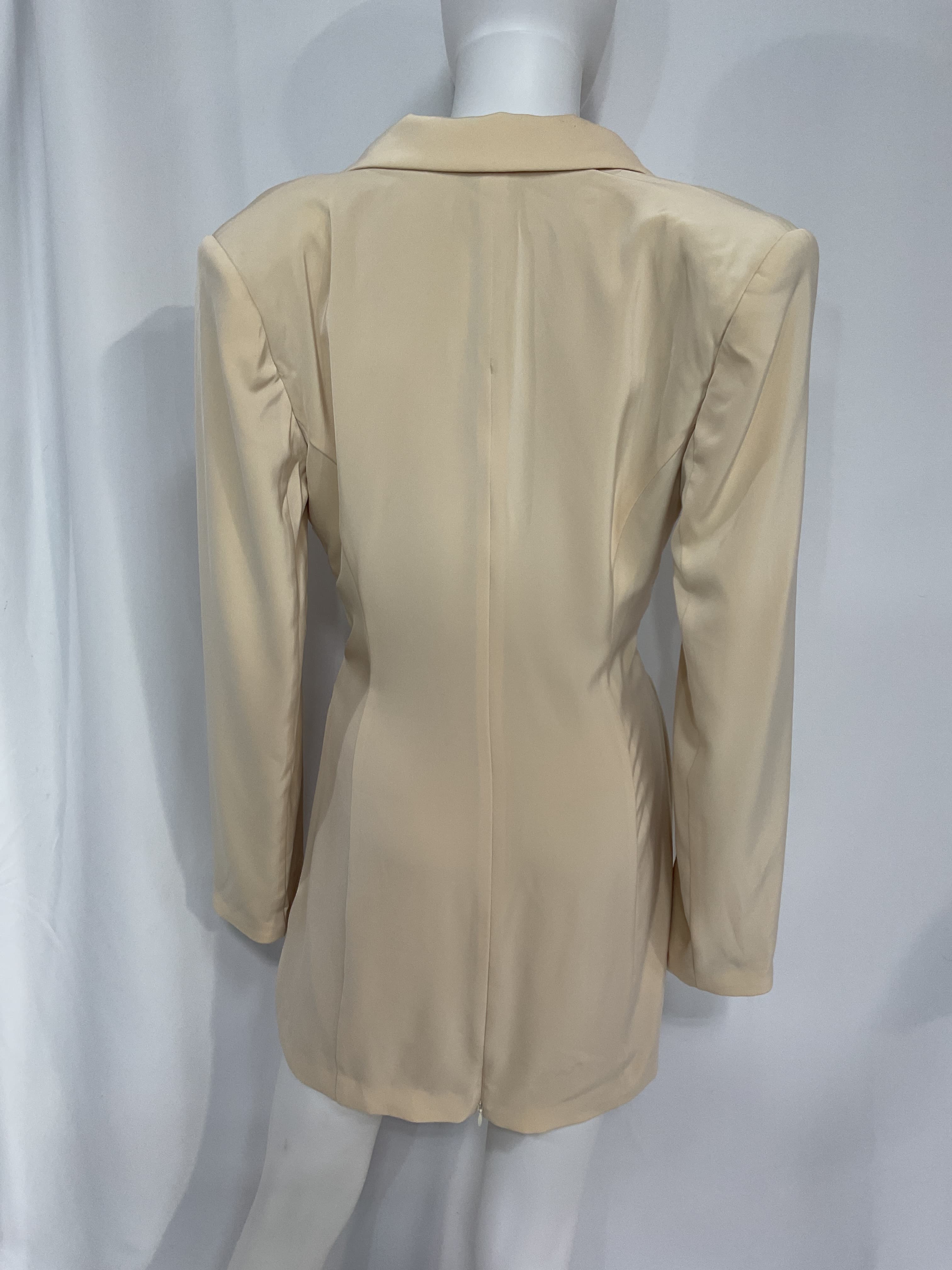 Heron Blazer Dress In Ivory - Image 4