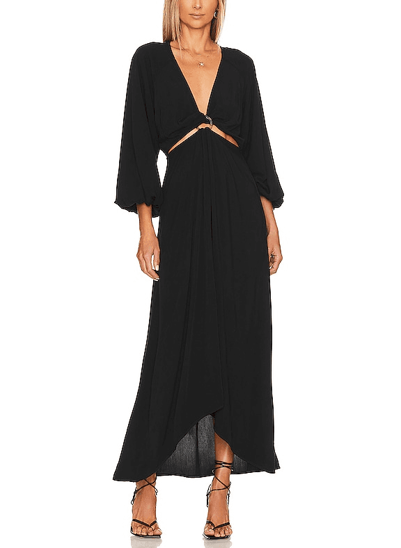 Colette Dress In Black - Image 1