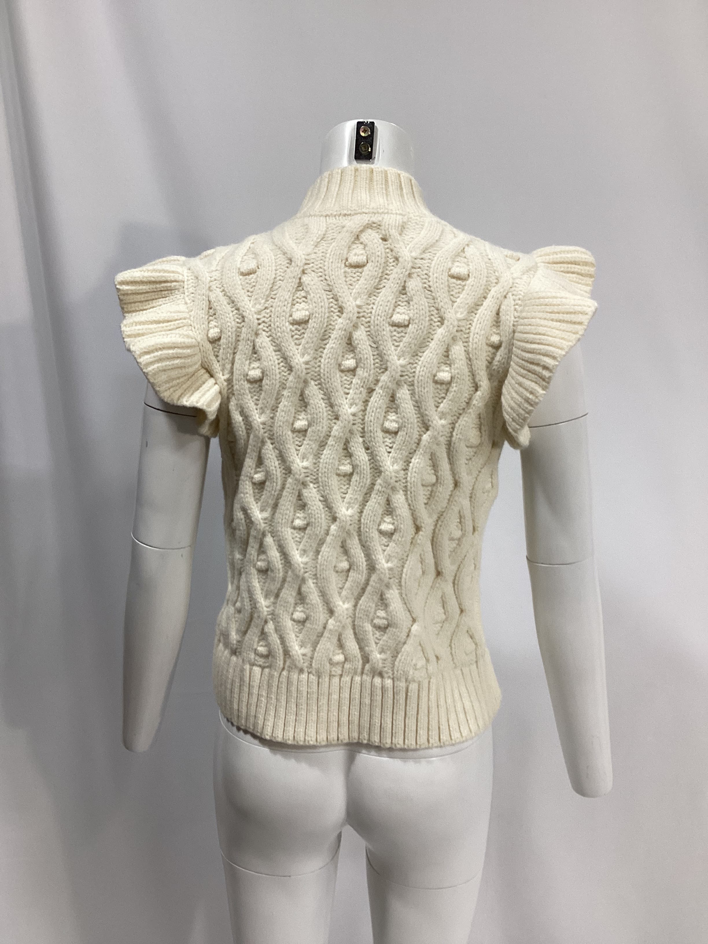 Erica Ruffle Sweater Top - Image 2
