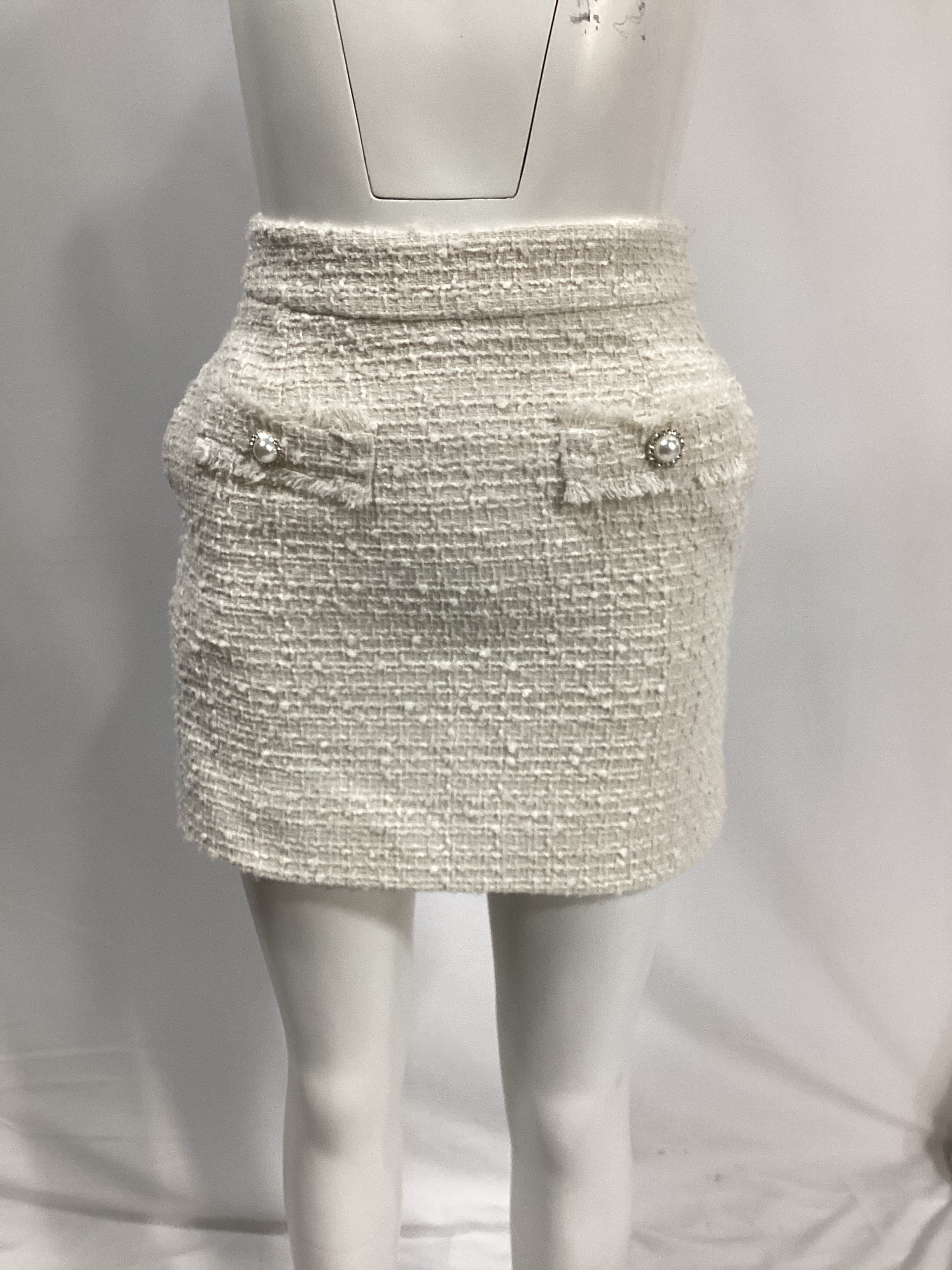 Melody Skirt In Ivory - Image 2