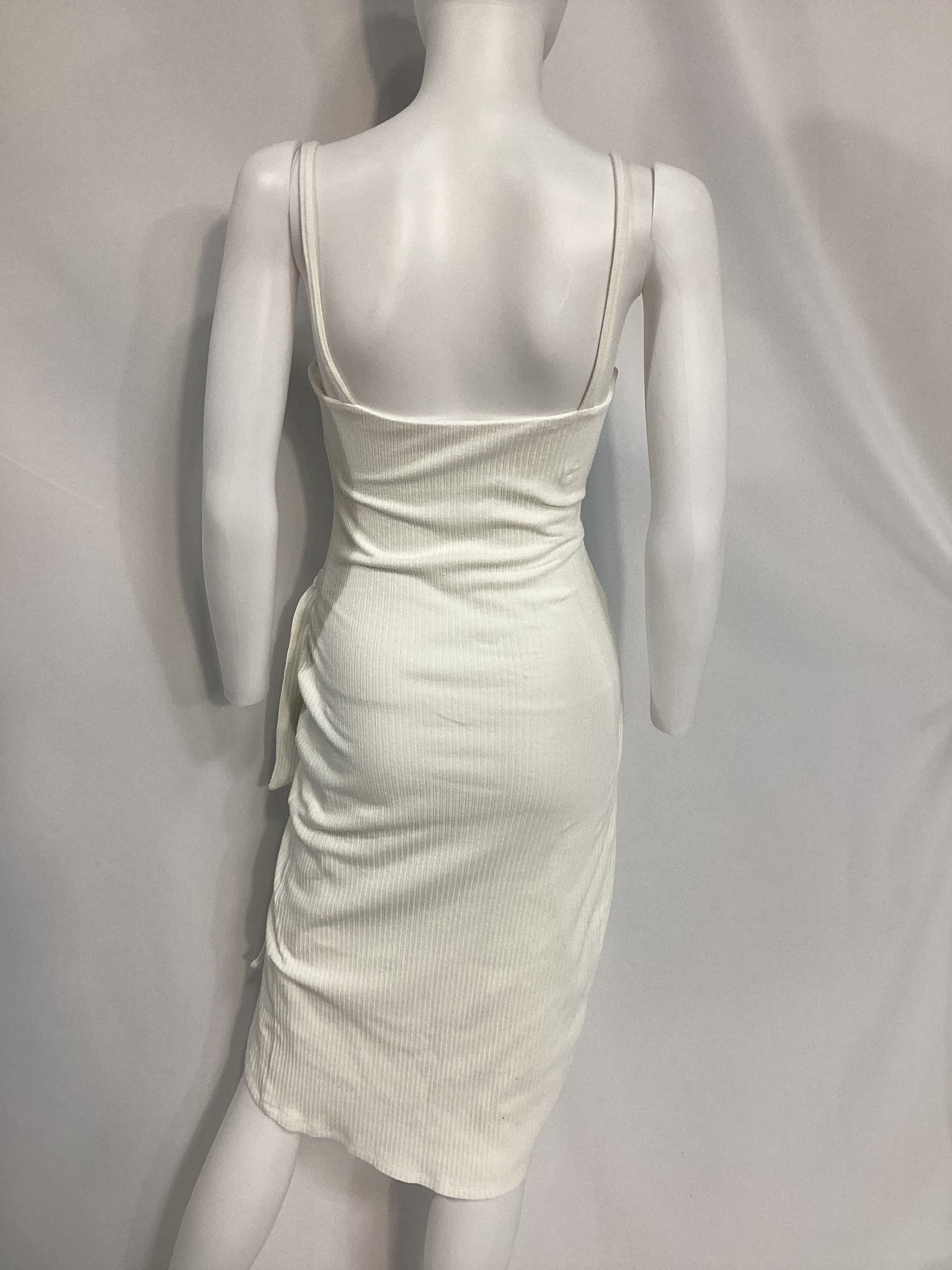 Arlo Midi Dress In White - Image 2