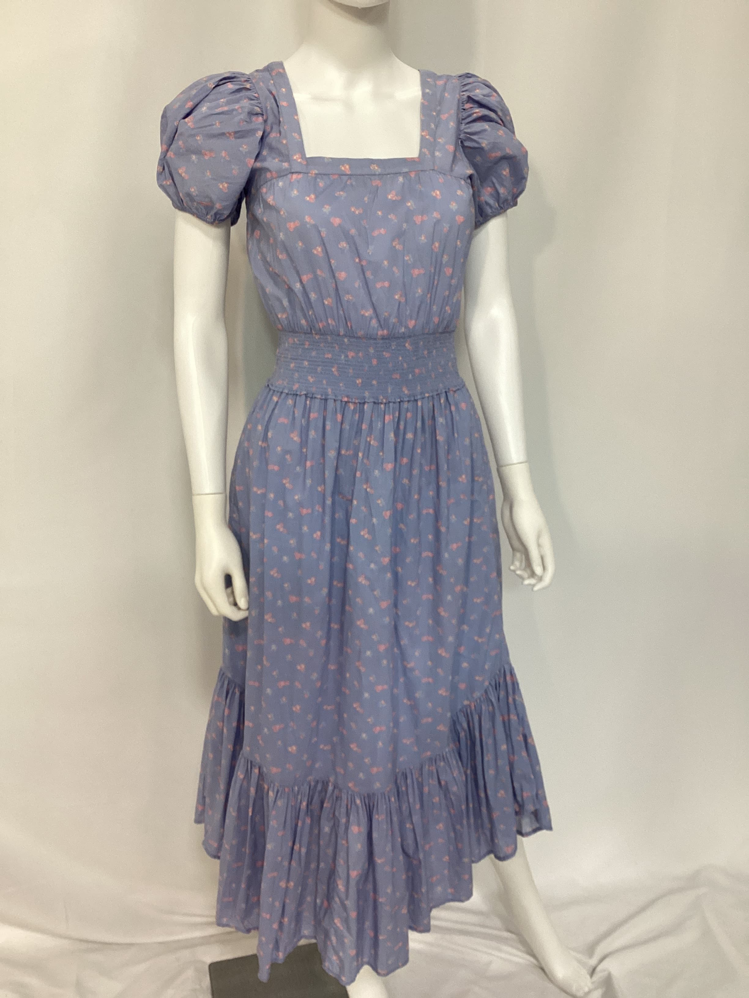 Loveshackfancy X Revolve Begonia Dress In Blue Baby Pomme - Image 3