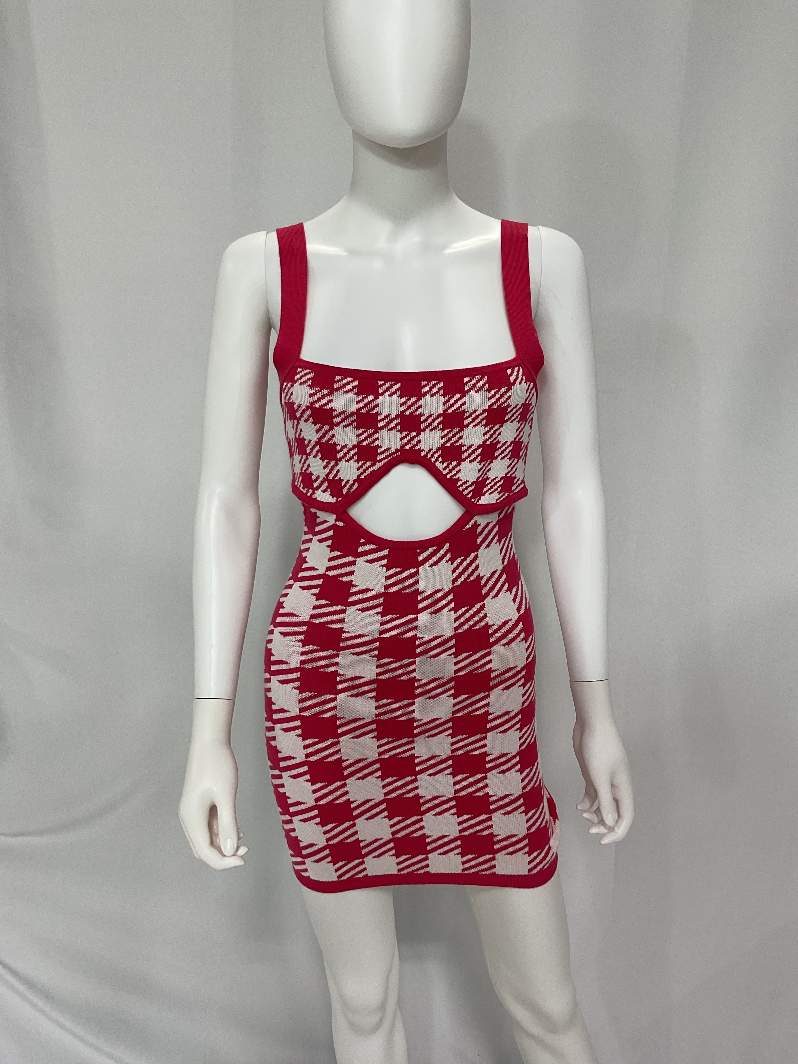 Inari Check Mini Dress - Image 3