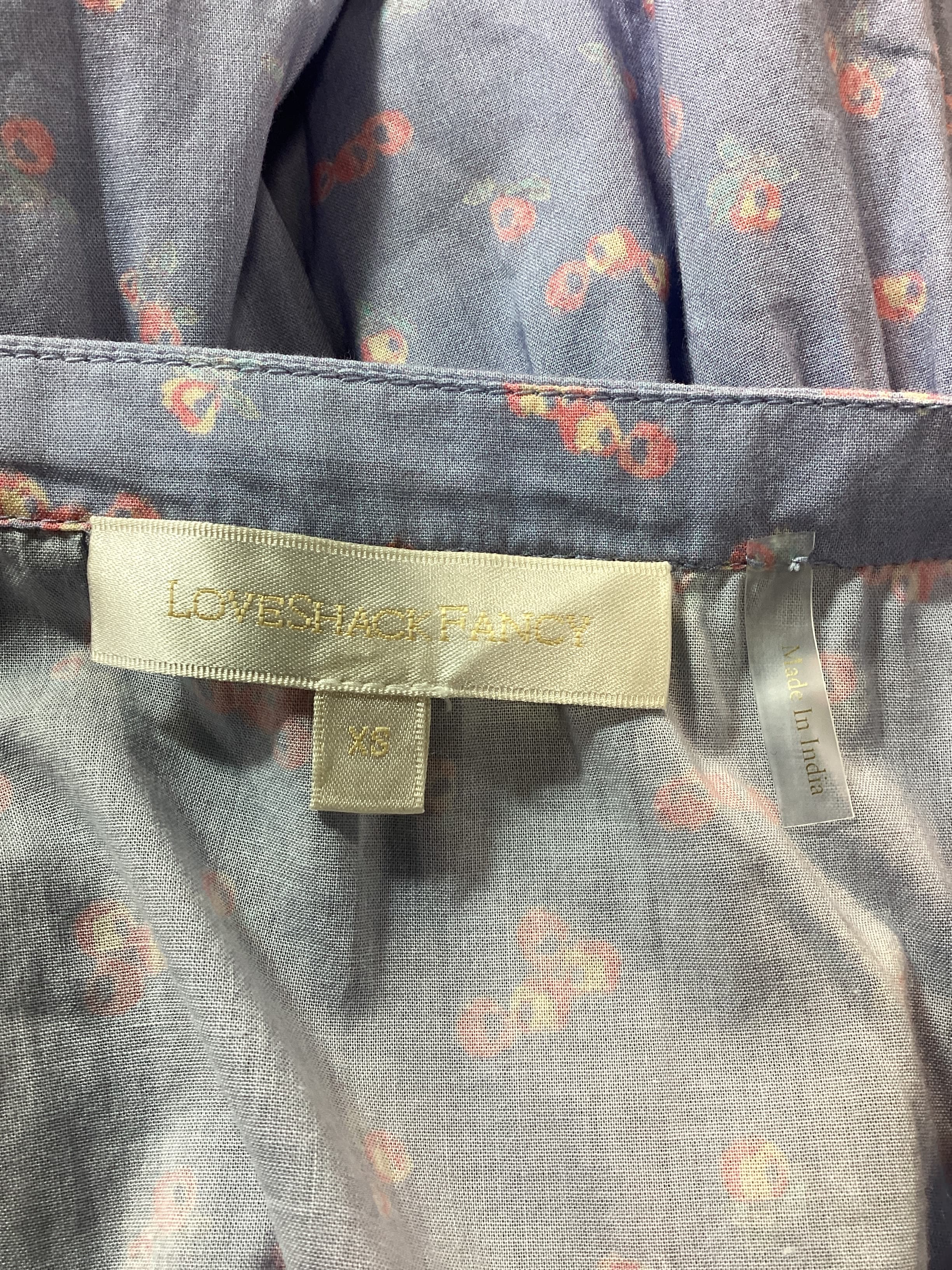 Loveshackfancy X Revolve Begonia Dress In Blue Baby Pomme - Image 4