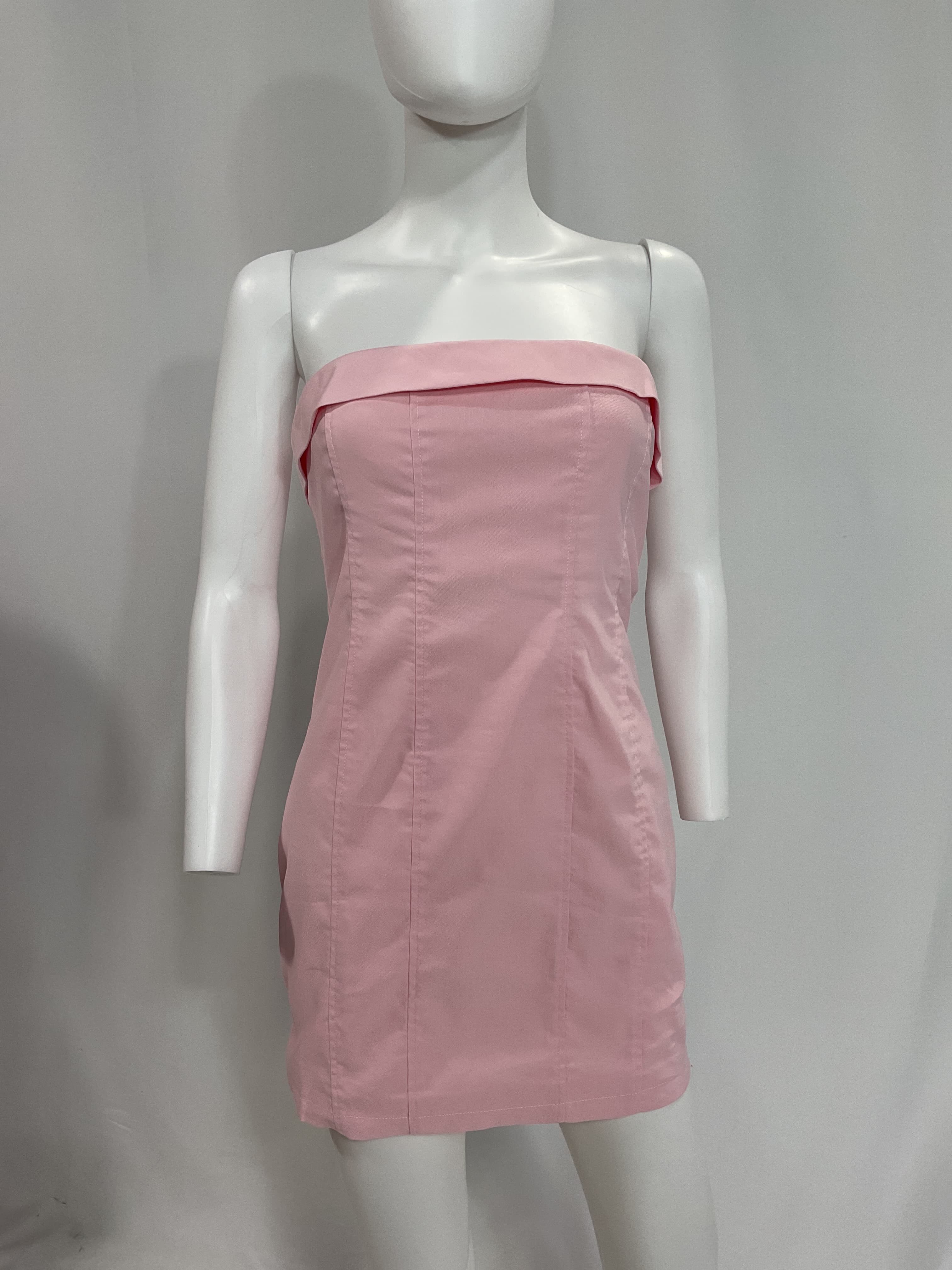 Romy Mini Dress In Baby Pink - Image 2