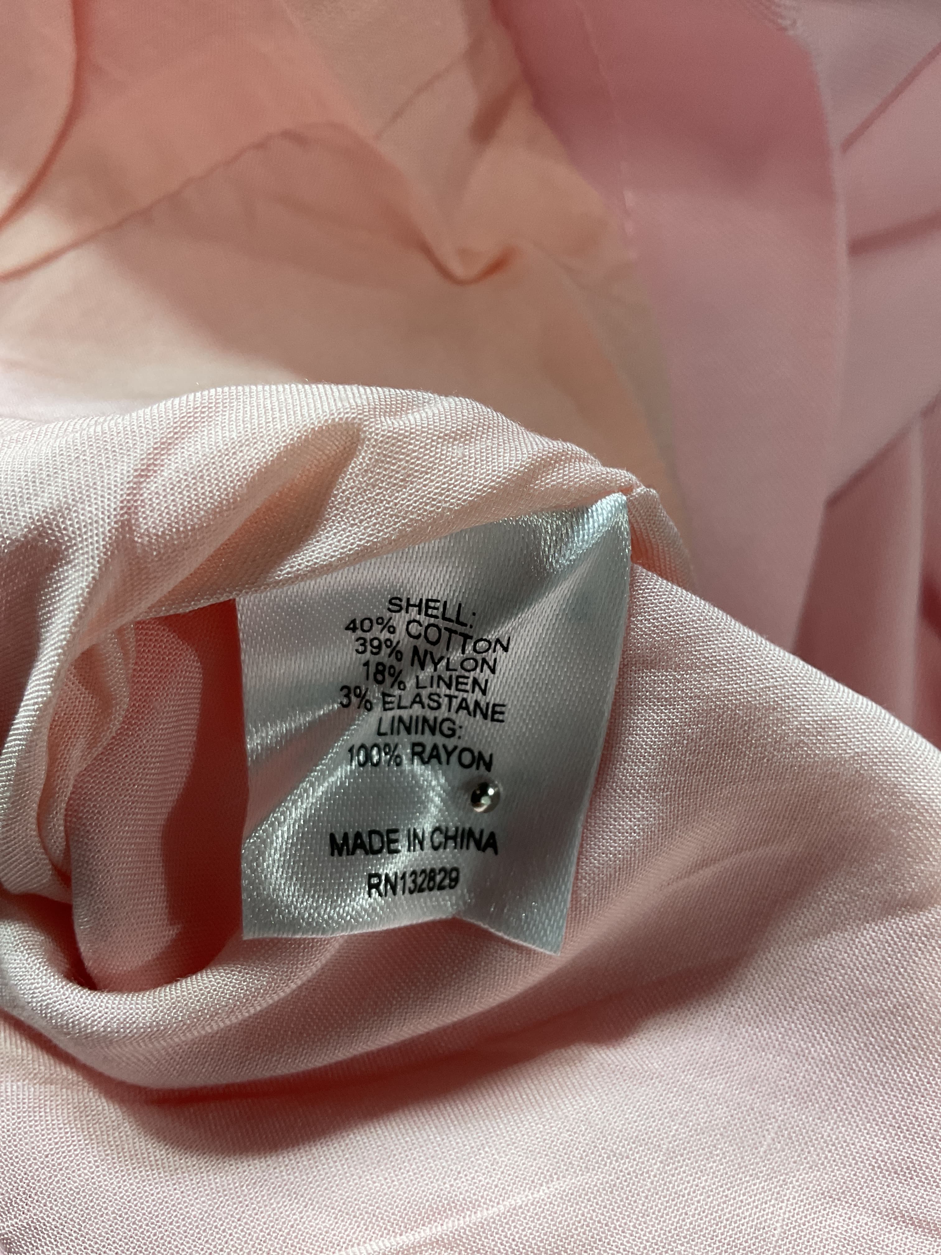 Romy Mini Dress In Baby Pink - Image 3