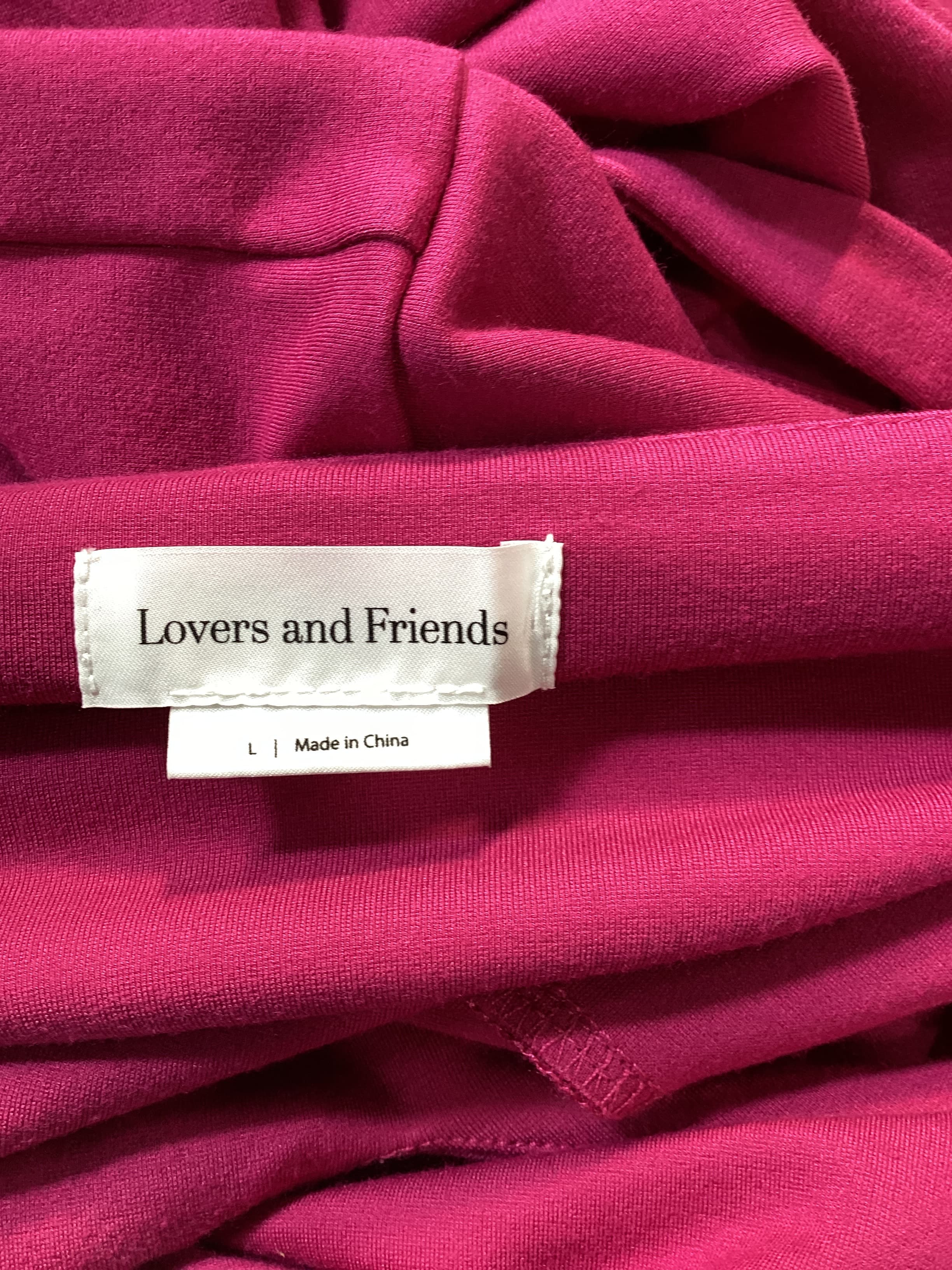Lucie Midi Dress In Fuchsia - Image 4