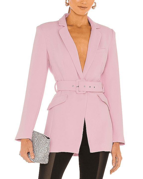 Niko Blazer In Rose Pink - Image 1
