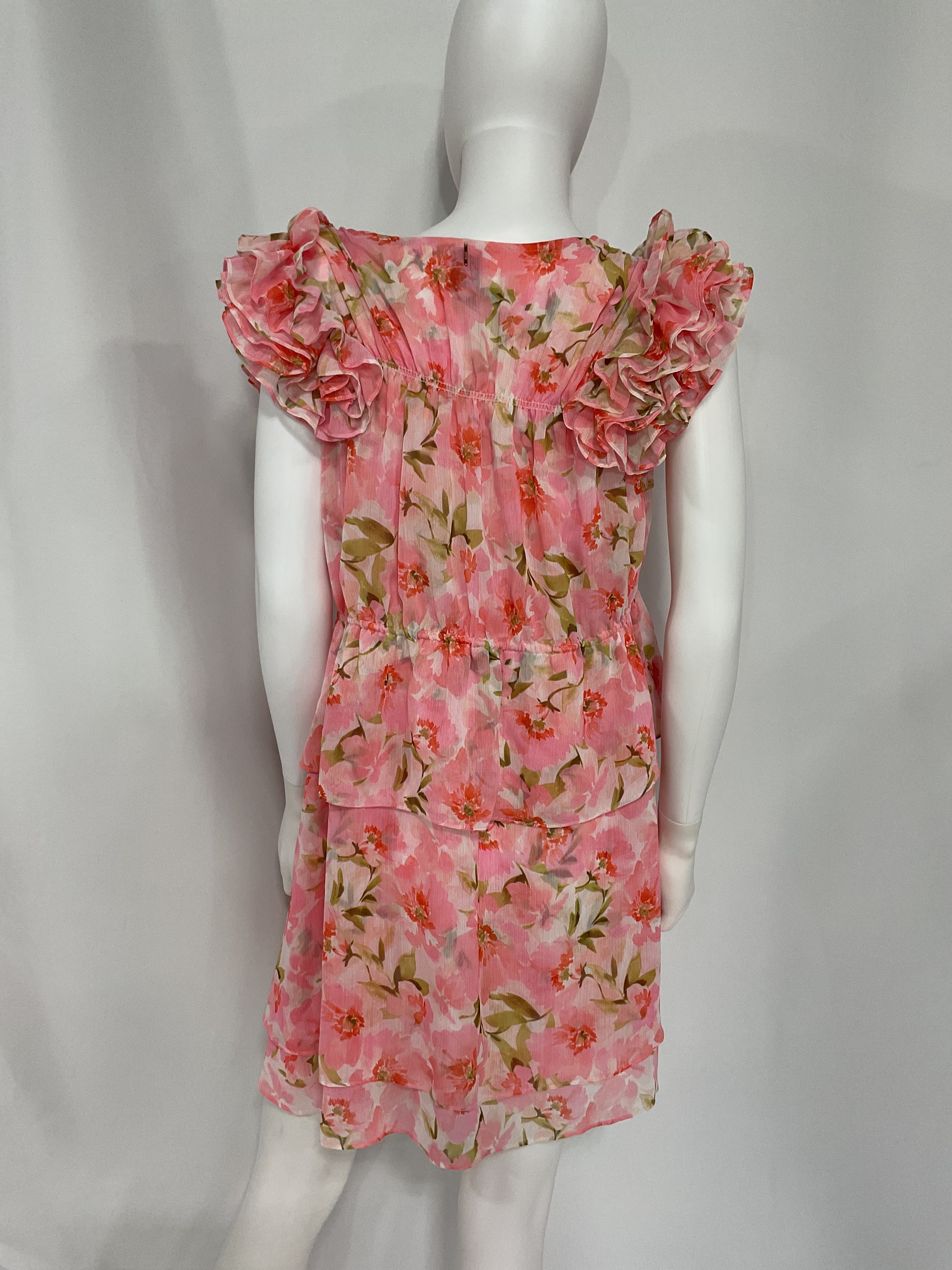 Lily Dress In Blushing Flora - Image 3