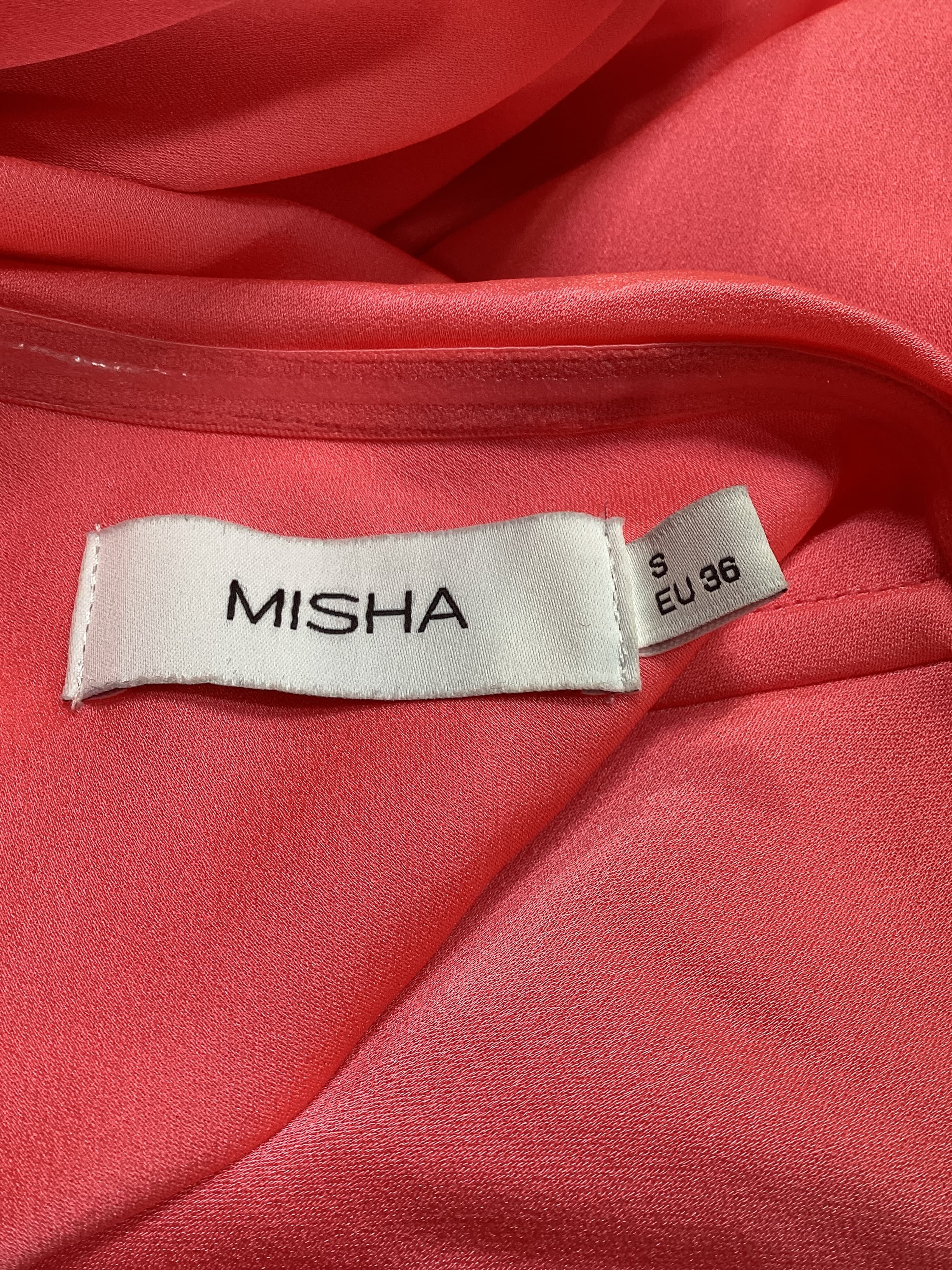 Saoirse Dress In Watermelon Pink - Image 4