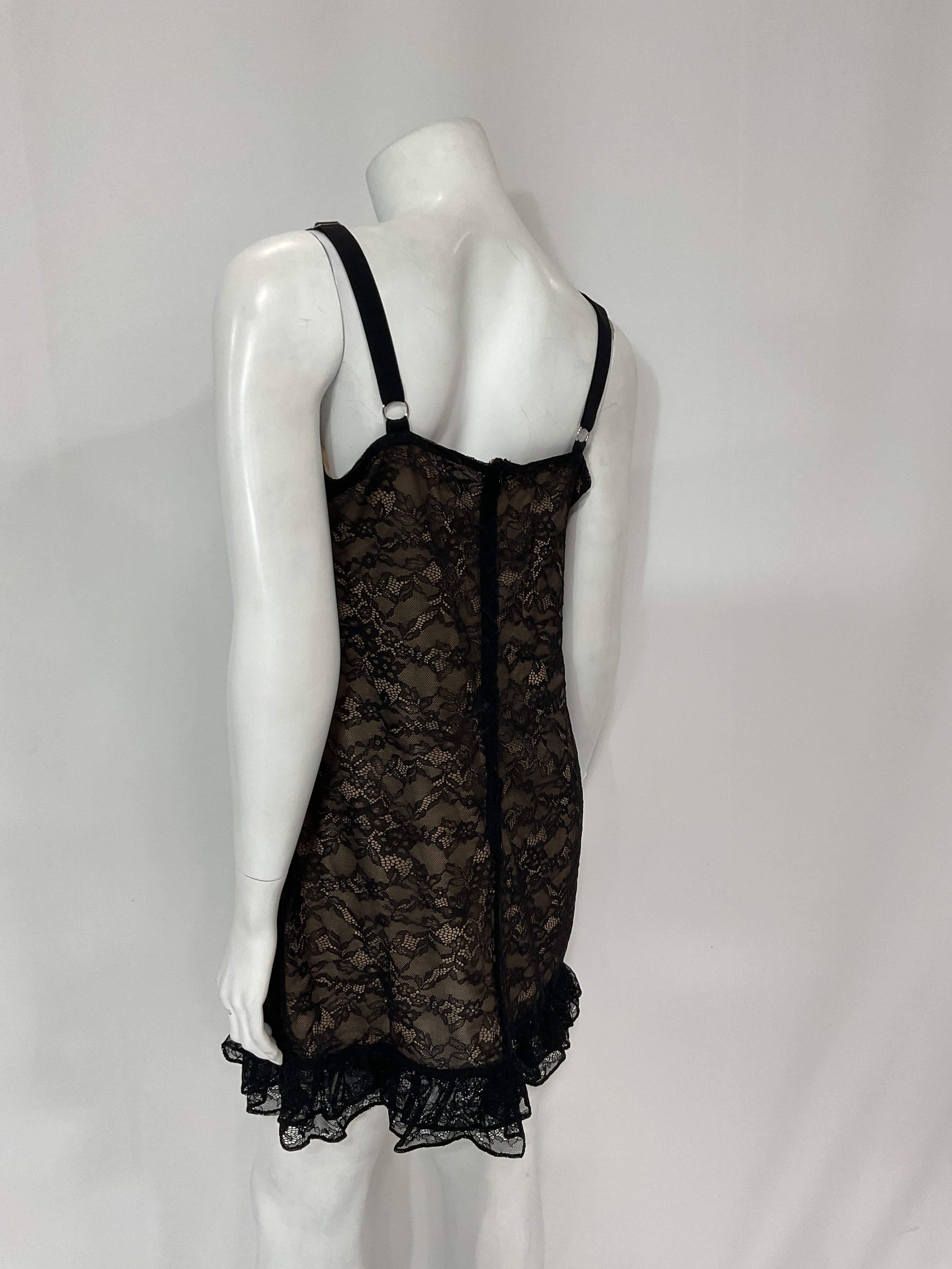 Kiara Mini Dress In Black - Image 3