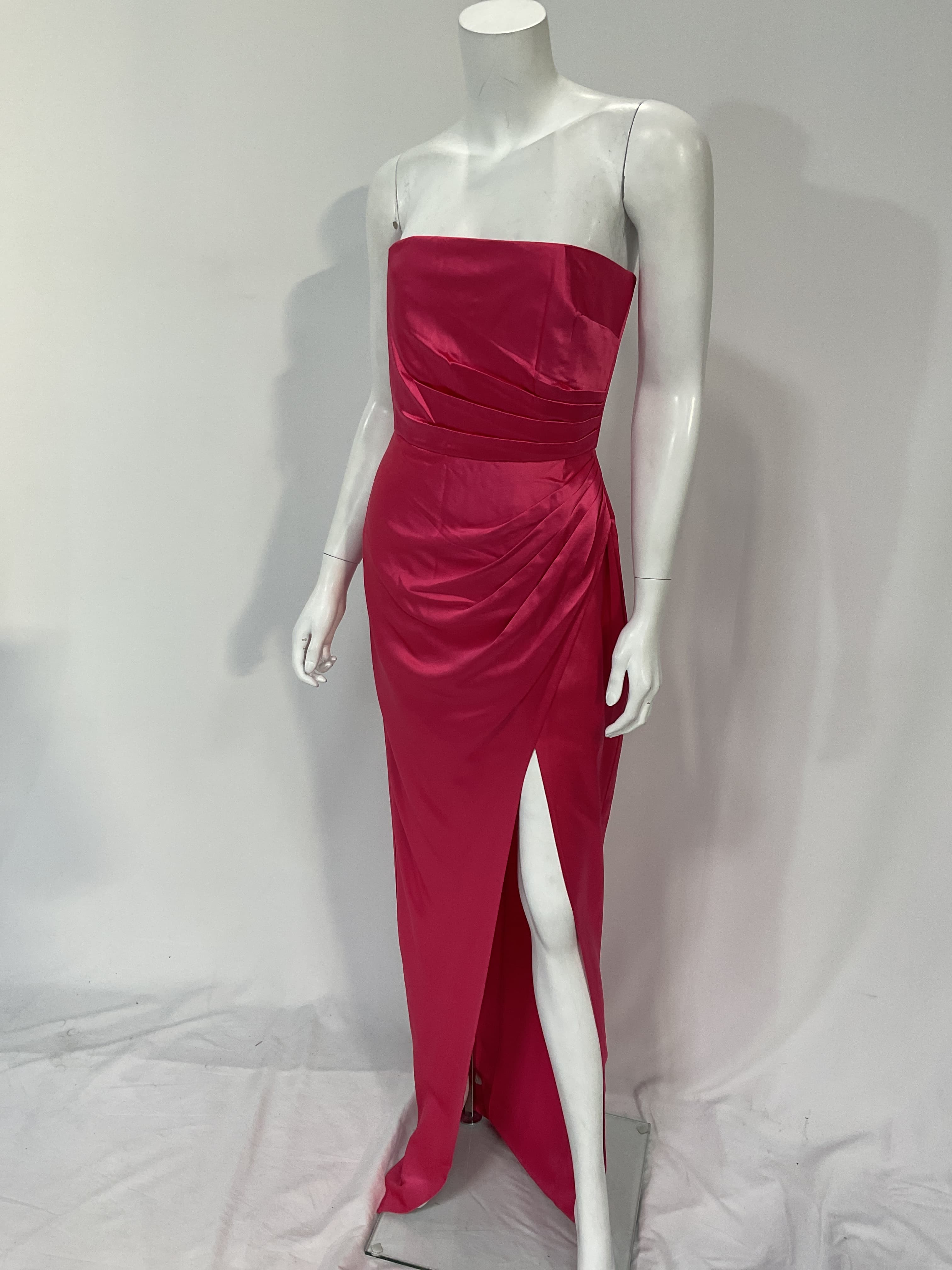 Priyanka Dress In Hot Pink - Image 4