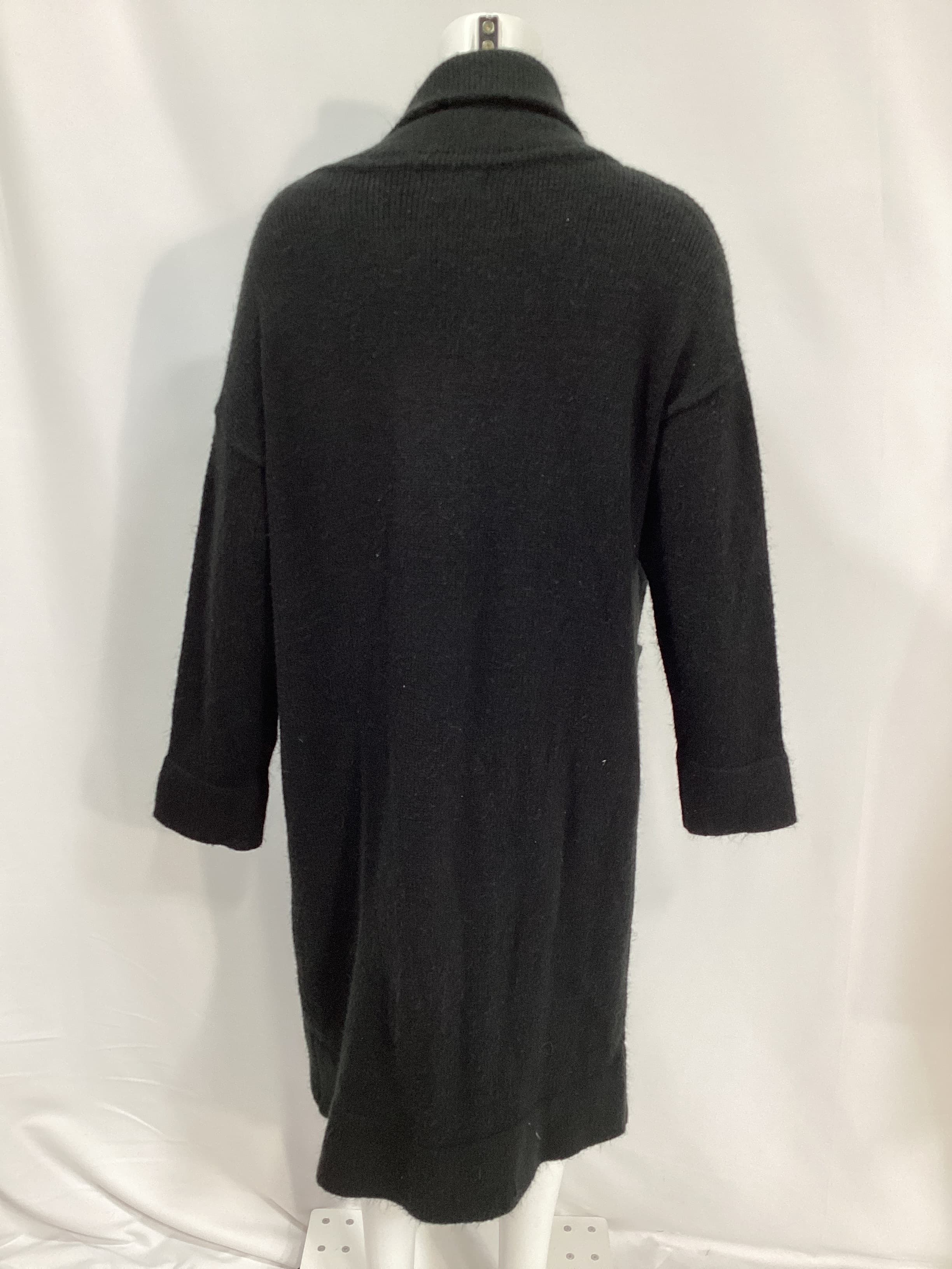 Melrose Sweater Jacket In Black - Image 3
