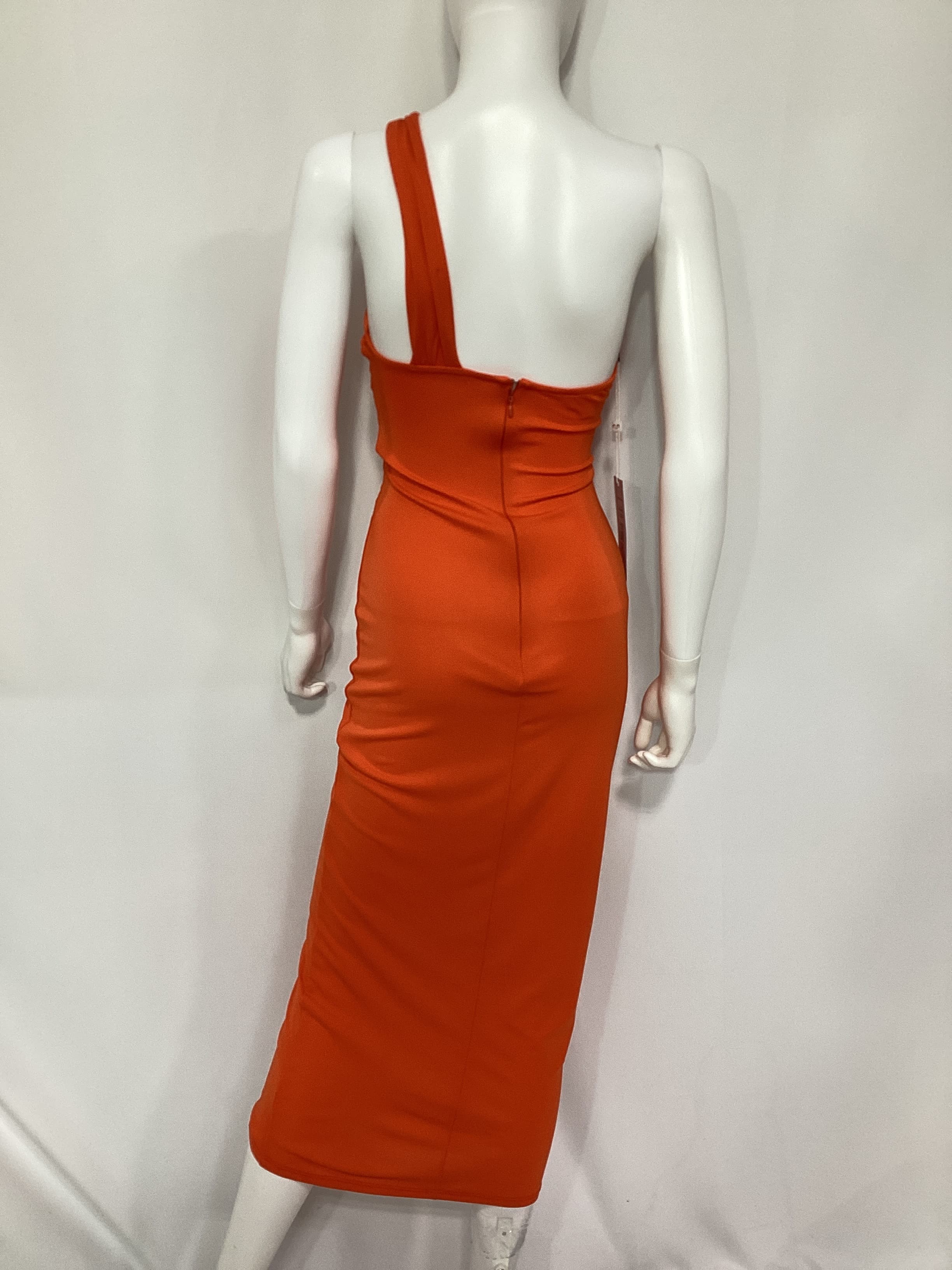 Mirabelle Dress In Tangerine - Image 4