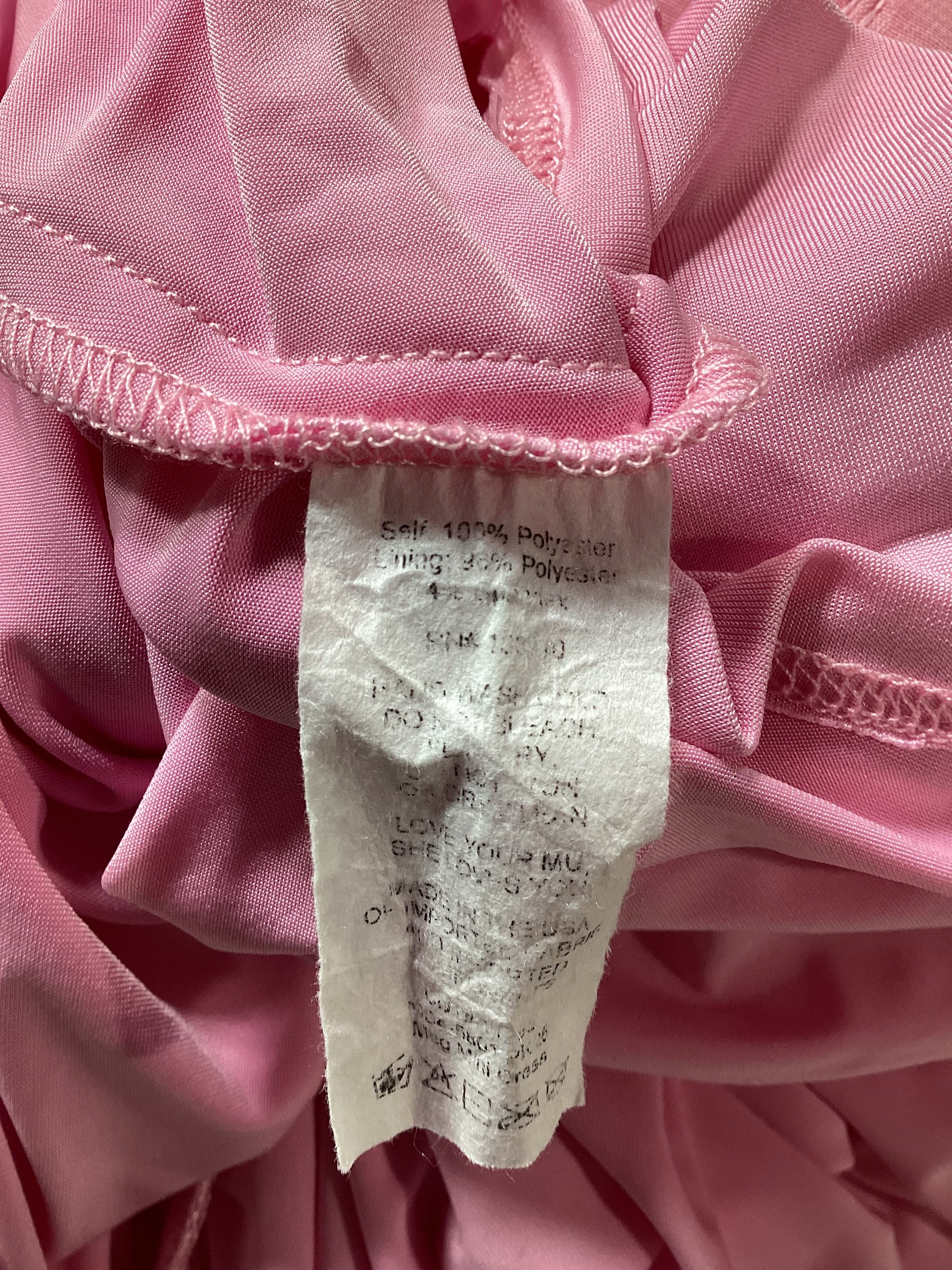 Meg Mini Dress In Pink Eyelash - Image 4