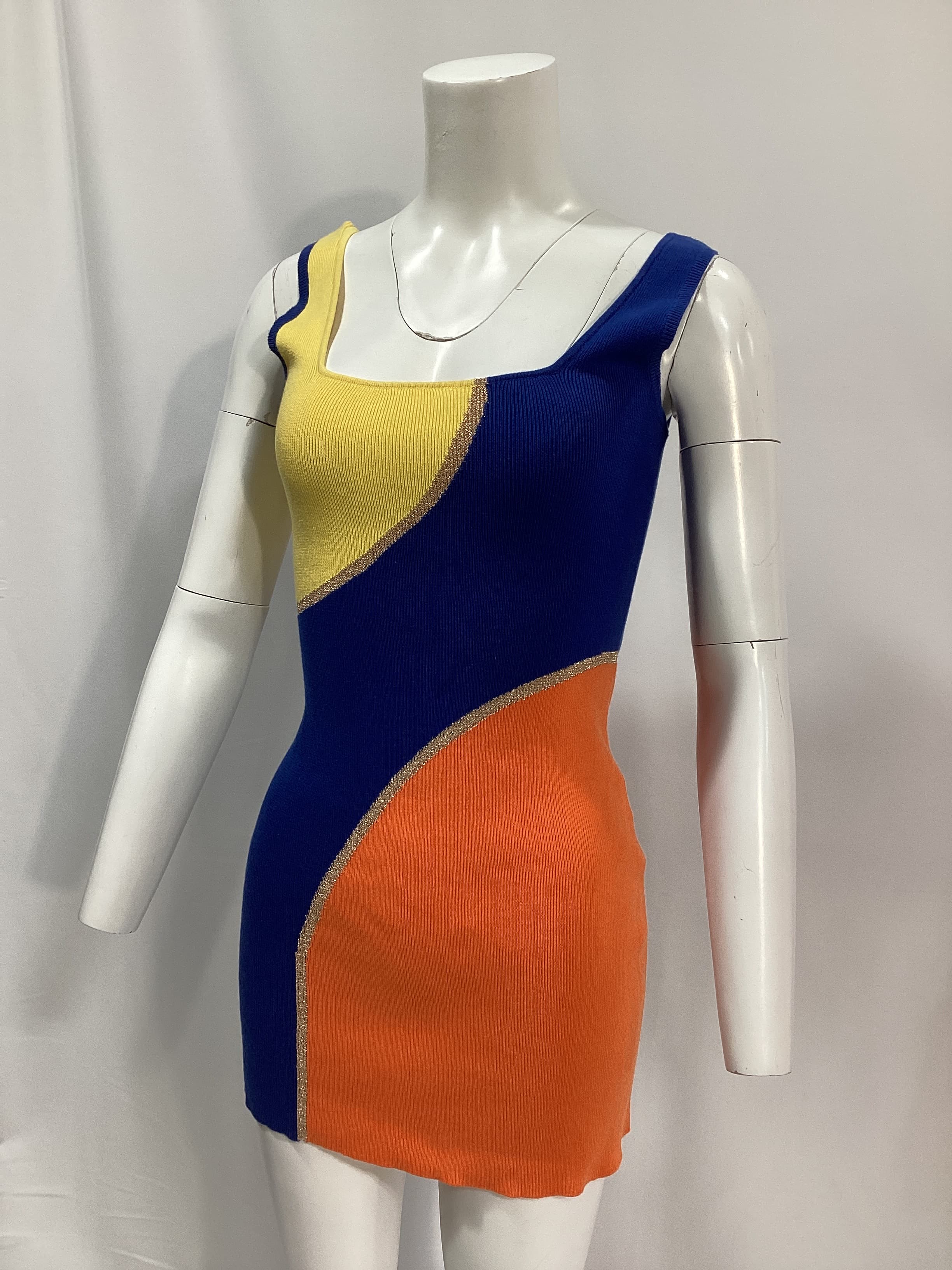 Kimberly Mini Dress In Landscape Intarsia - Image 2