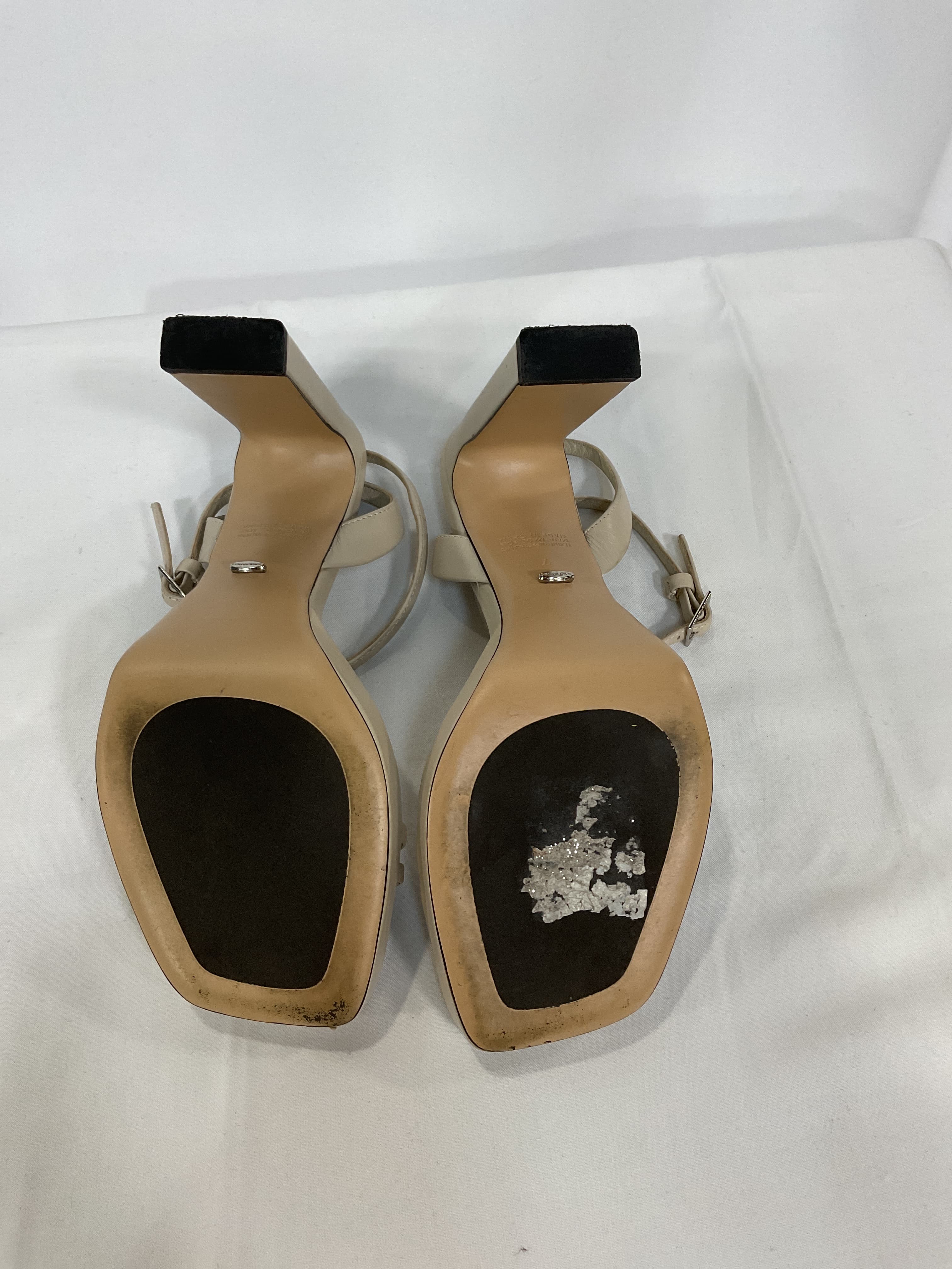 Dandy Platform Sandal In Vanilla Capretto - Image 3