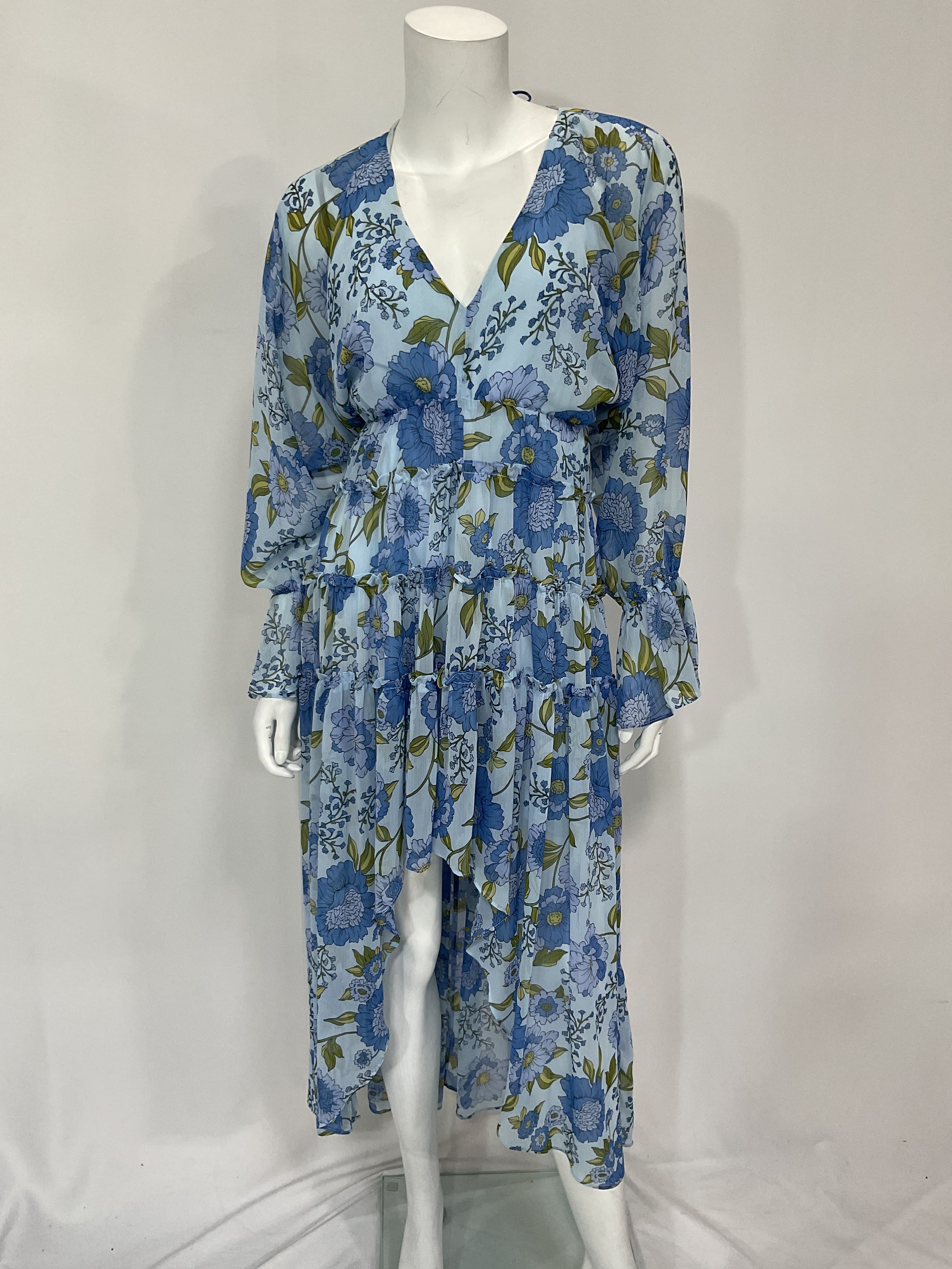 Sol Dress In Vintage Blue - Image 3