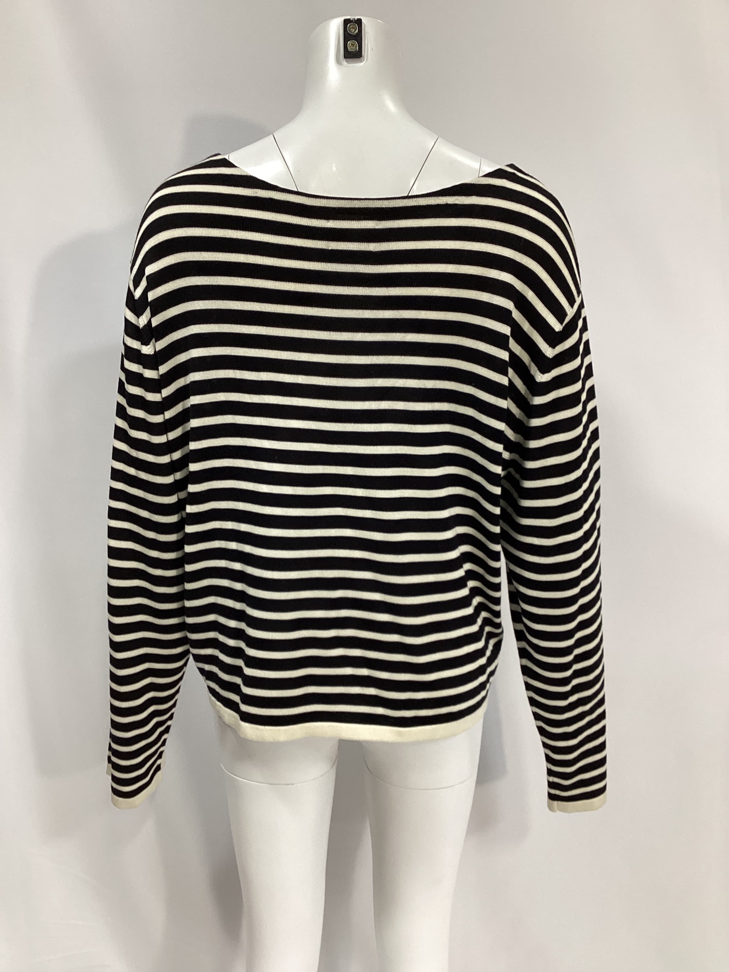 Casey Striped Silk Sweater - Image 2