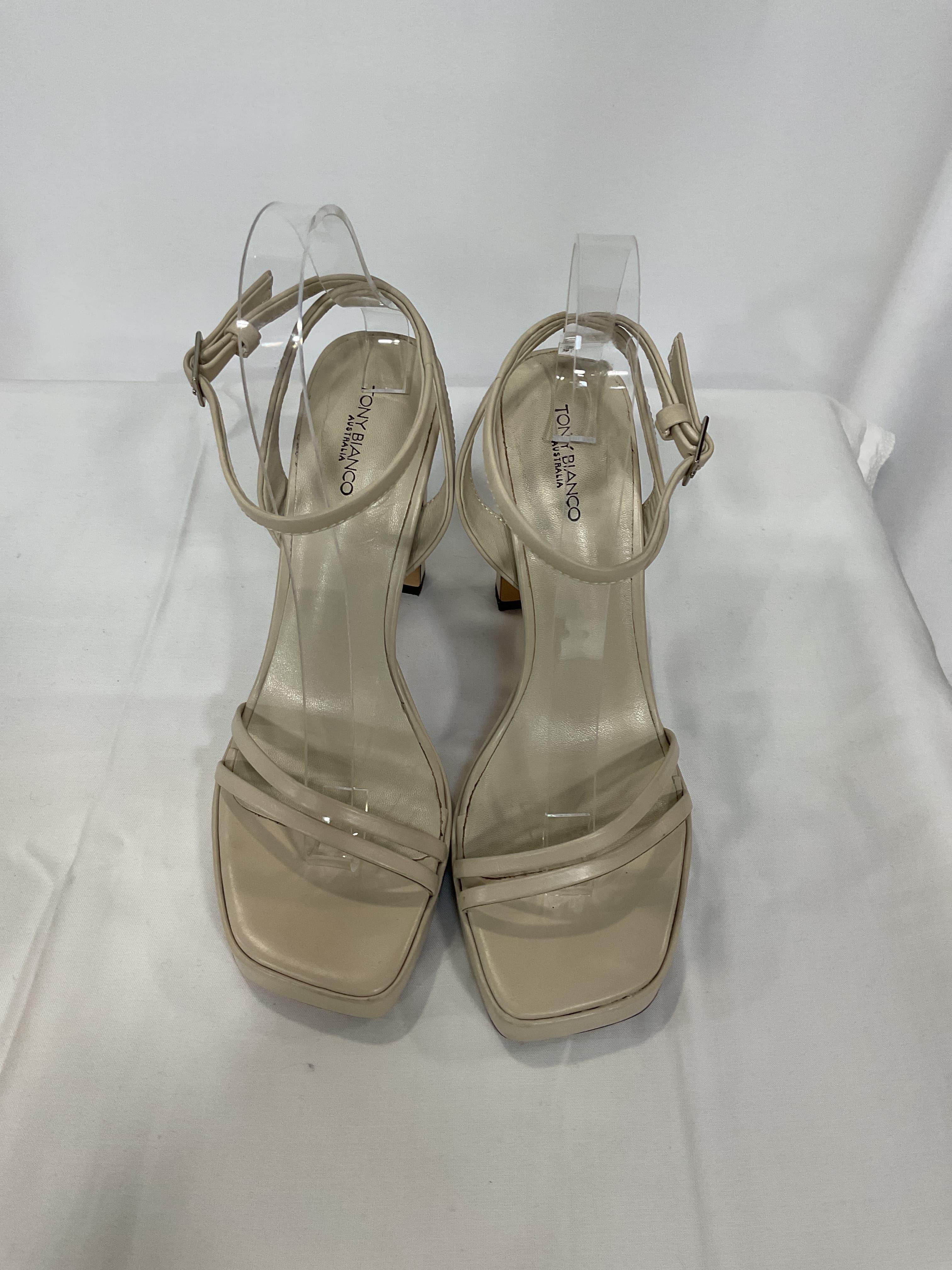 Dandy Platform Sandal In Vanilla Capretto - Image 4