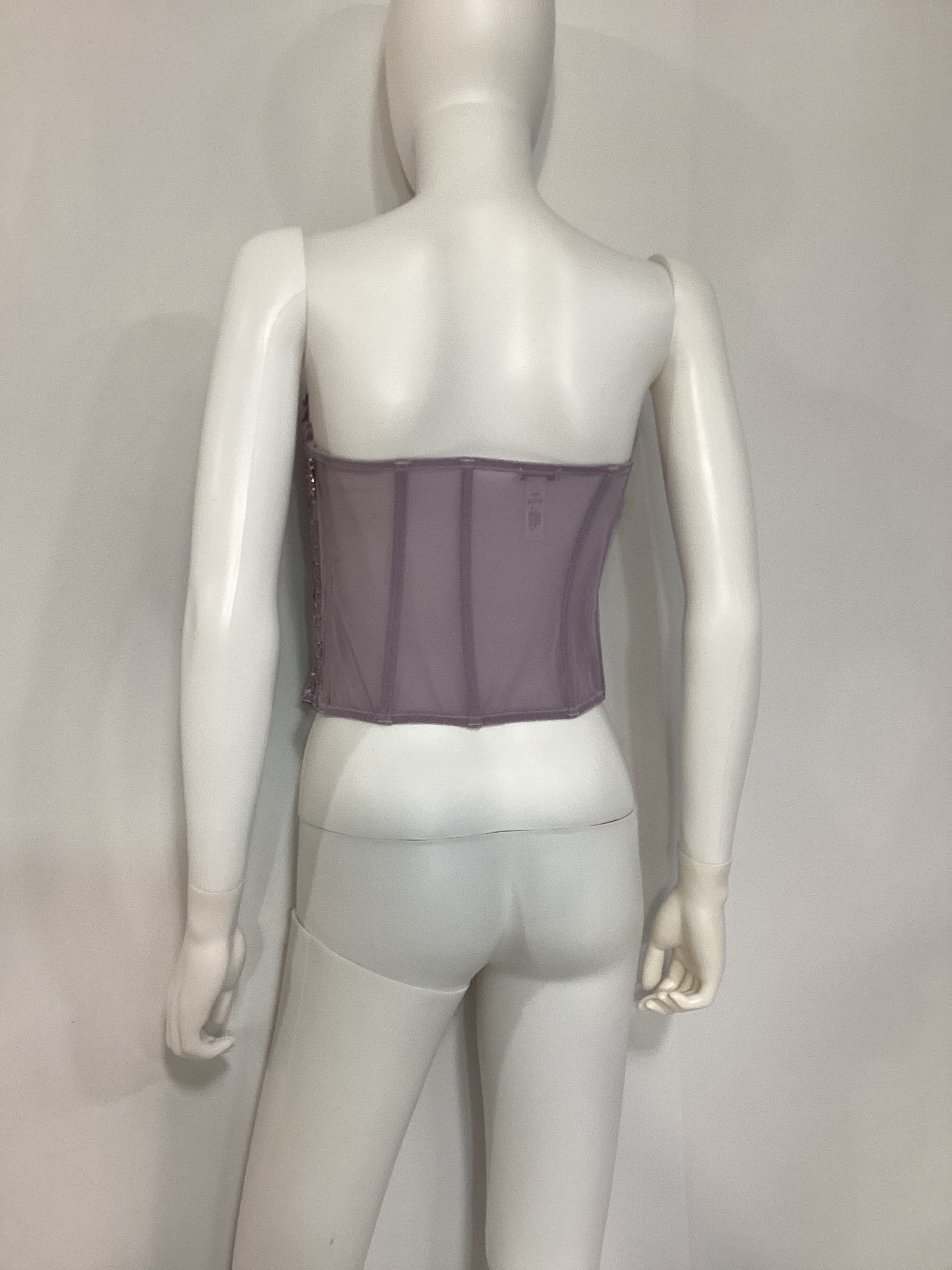 Whitney Floral-Embroidered Corset Top - Image 4