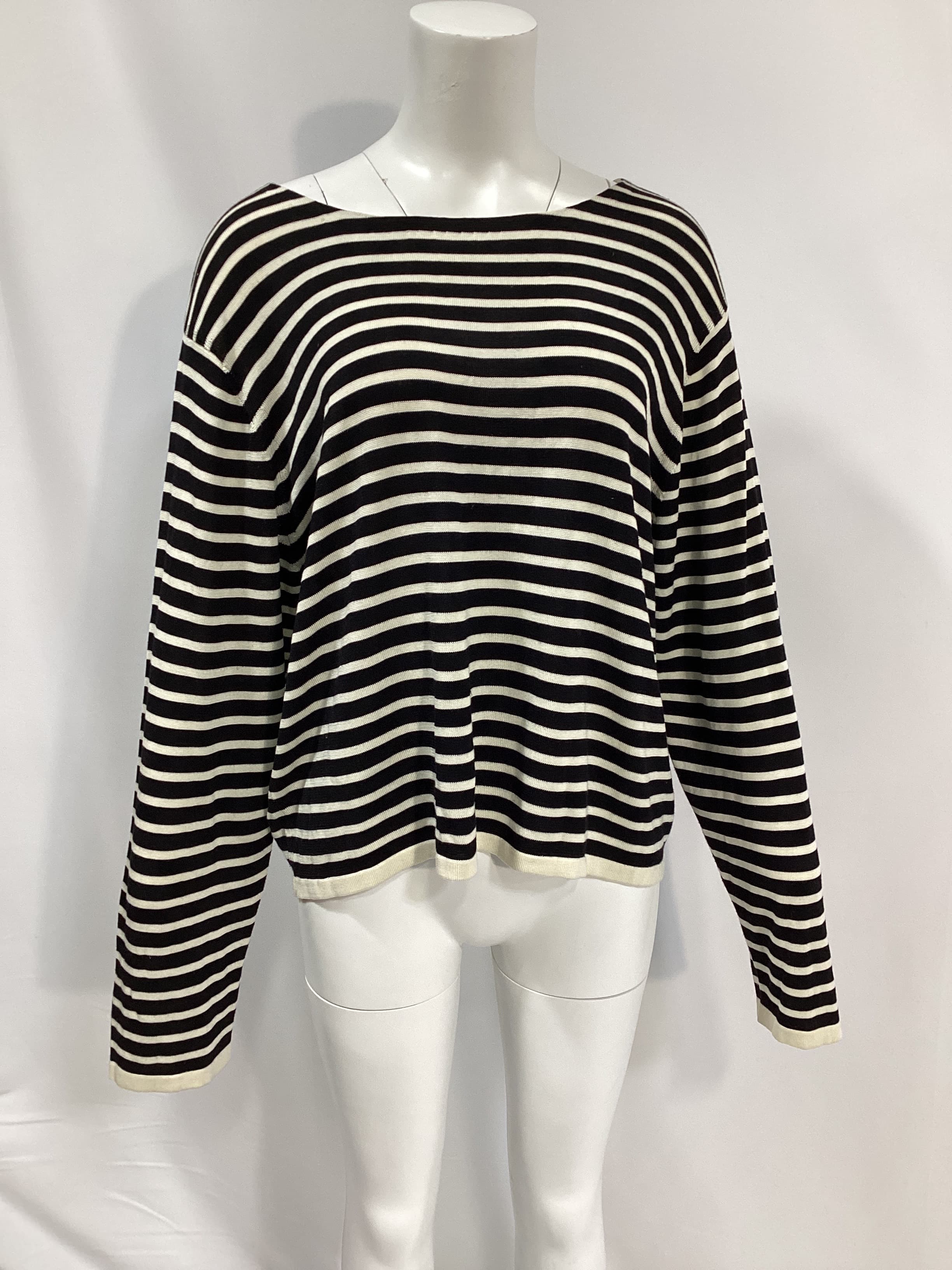 Casey Striped Silk Sweater - Image 3