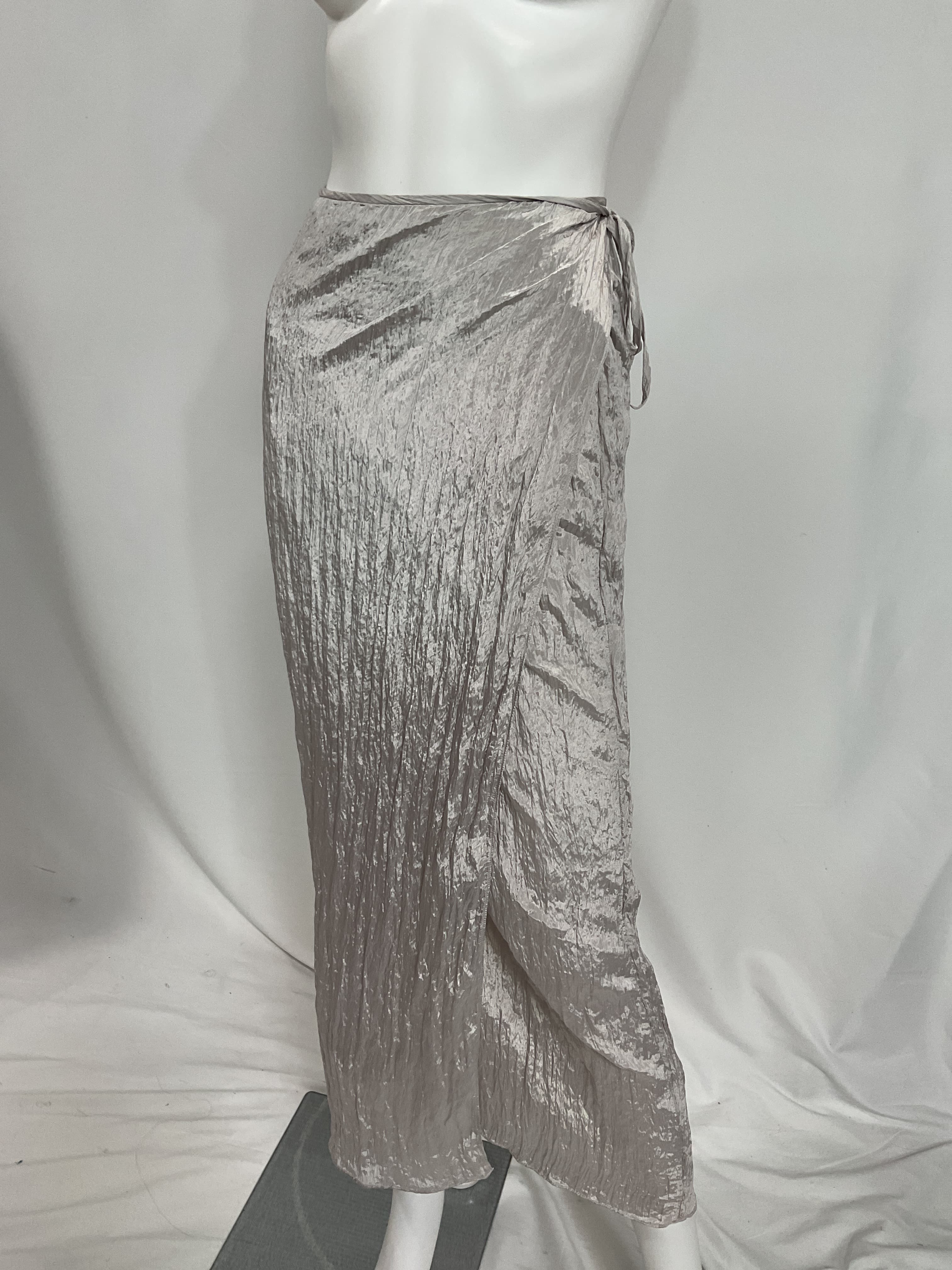 Exclusive Ligera Crinkled-Satin Midi - Image 2