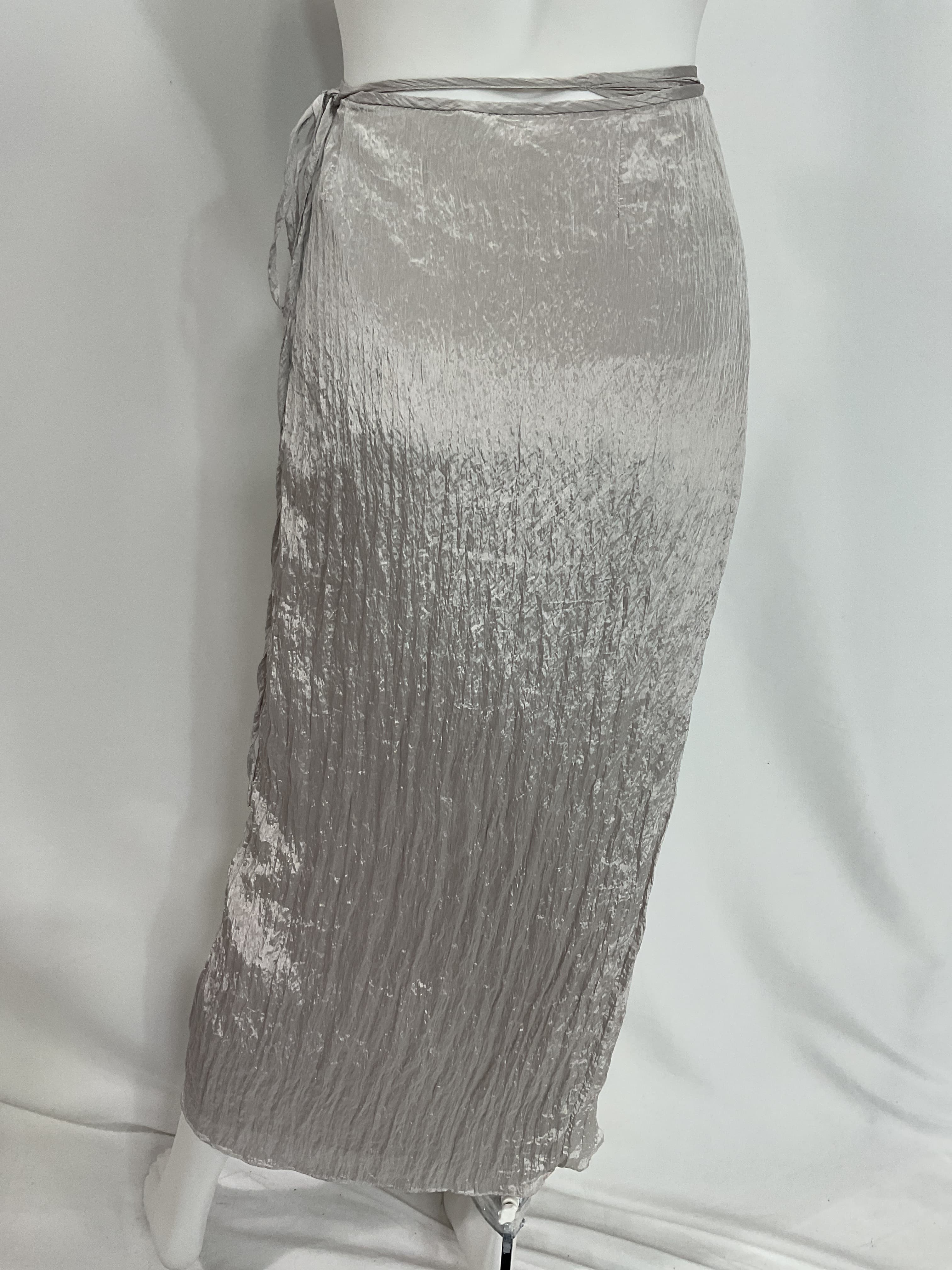 Exclusive Ligera Crinkled-Satin Midi - Image 3