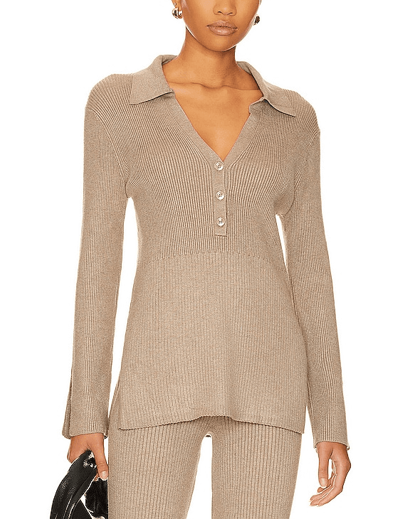 Gemma Top In Cashew Heather - Image 1