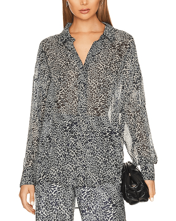 The Friday Shirt In Cheetah Print - Image 1