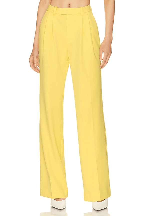 The Agnes Pant In Canary - Image 1