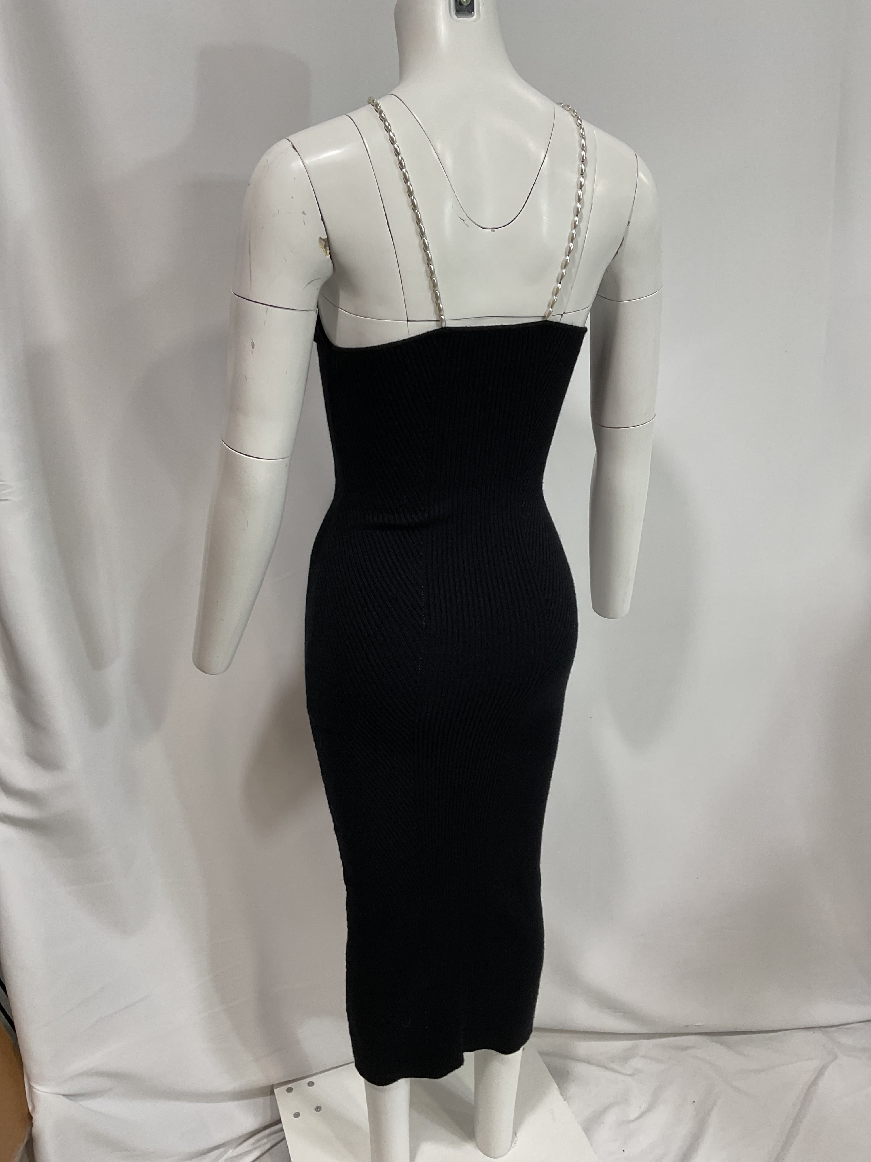 The Ropes Of Pearl Dress In Meteorite - Image 2