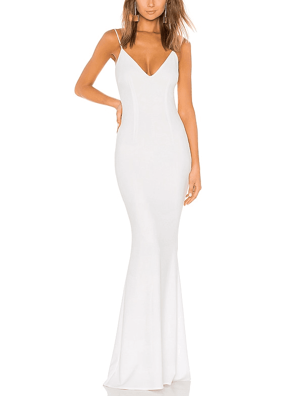 Bambi Gown In Ivory - Image 1