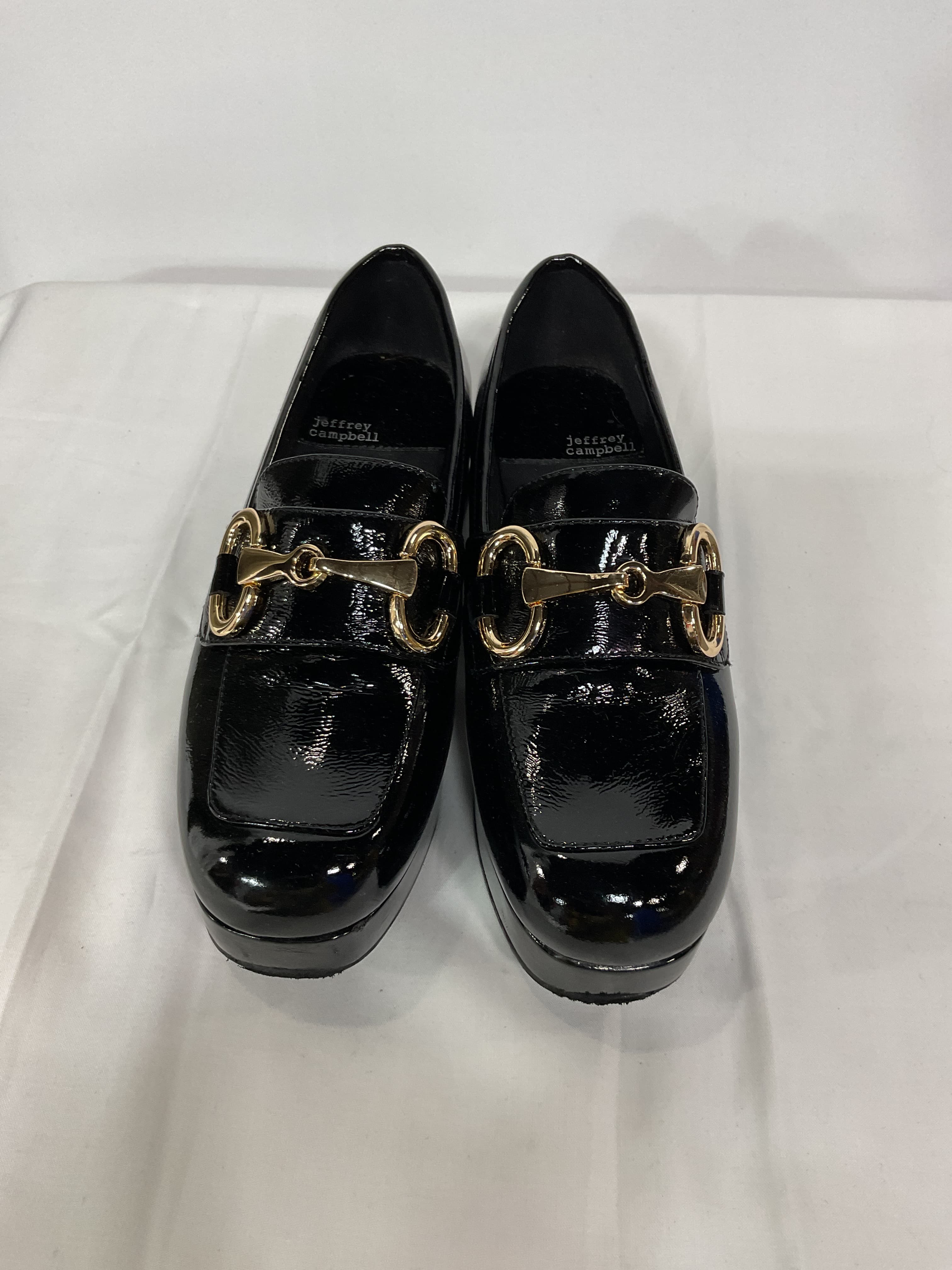 Student Loafer In Black Crinkle Patent - Image 2