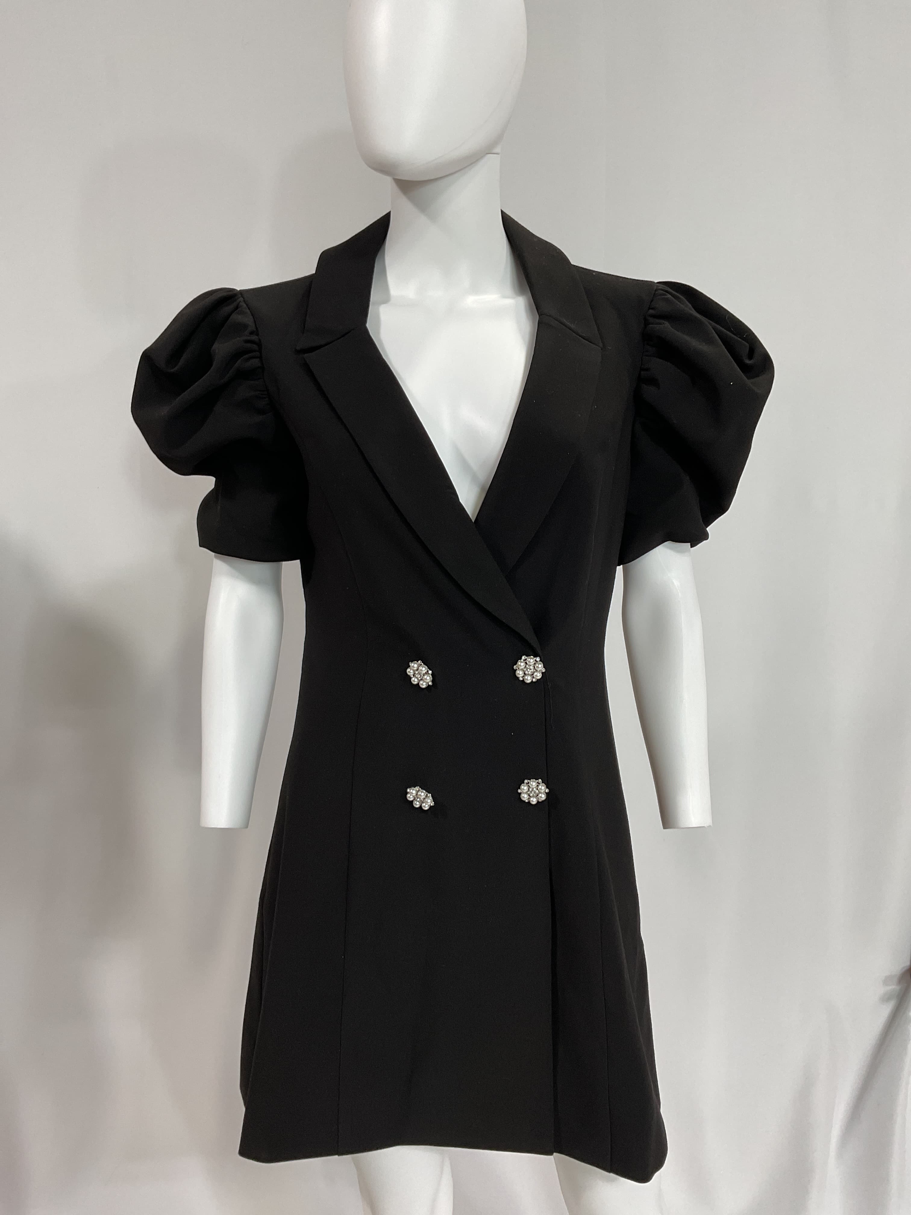 Taya Dress In Black - Image 2