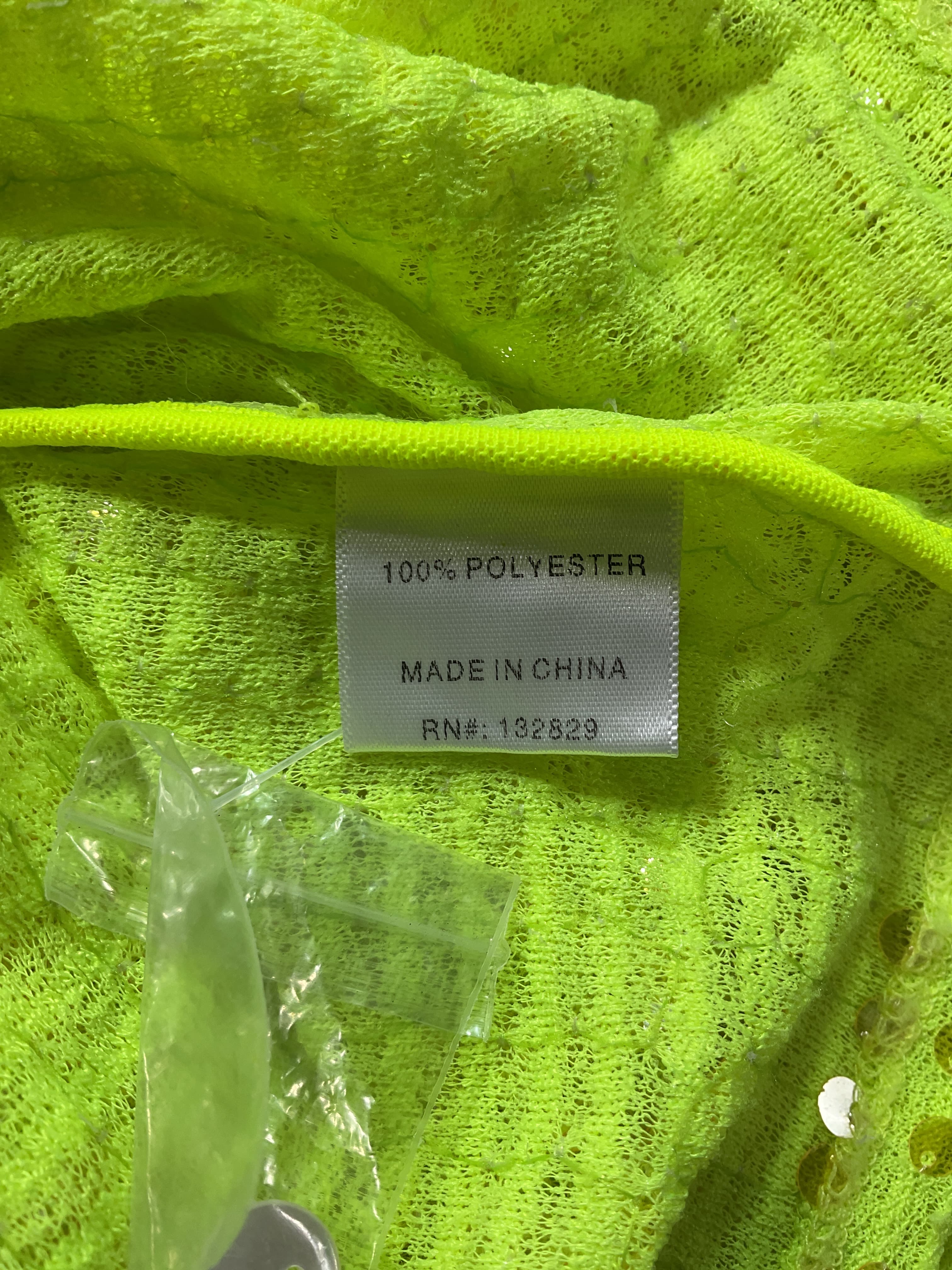 Erin Sequin Maxi Dress In Lime Green Sequin - Image 2