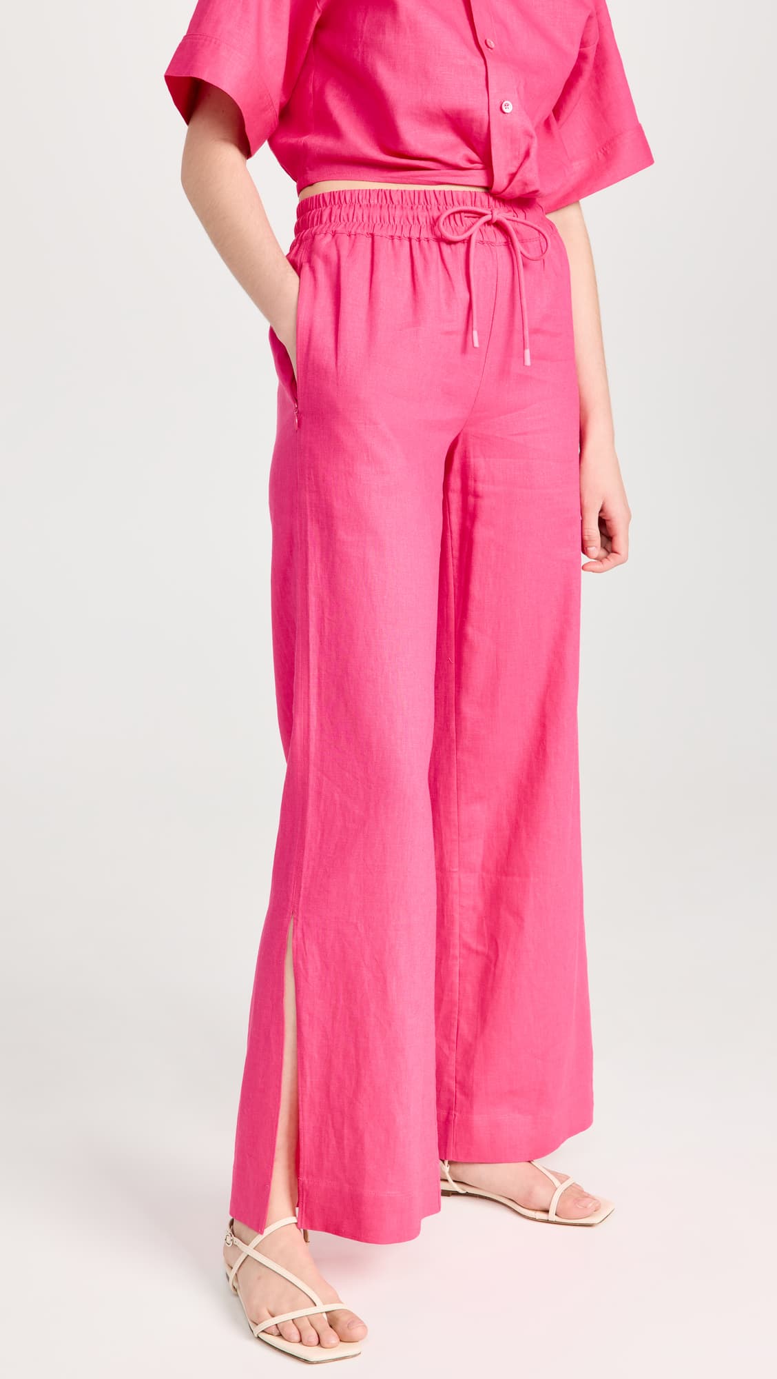 Drawstring Lounge Pants - Image 1