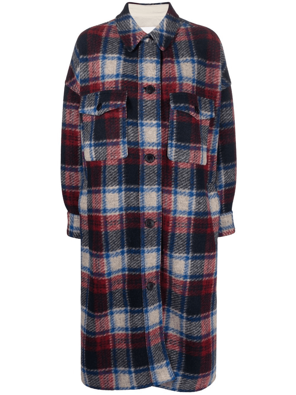 Fontizi Checked Shirt Coat - Image 1