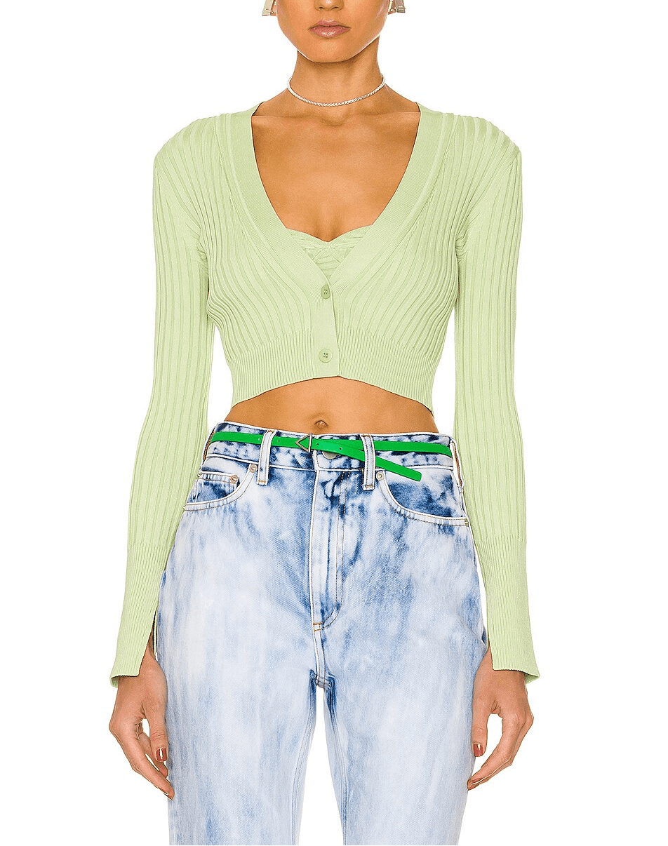 Kayla Cropped Cardigan - Image 1