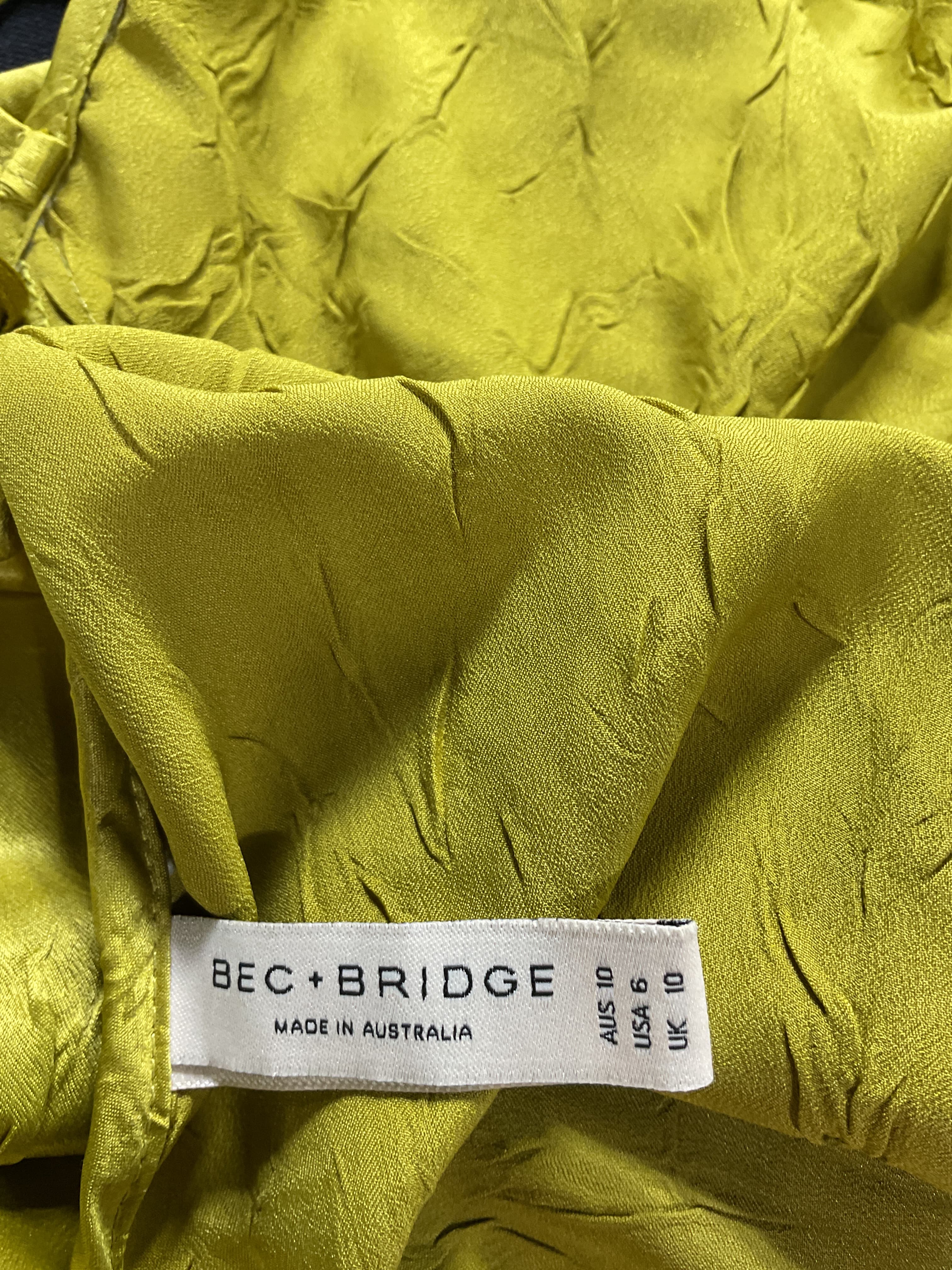 Carolina Maxi Dress In Olive Oil - Image 2