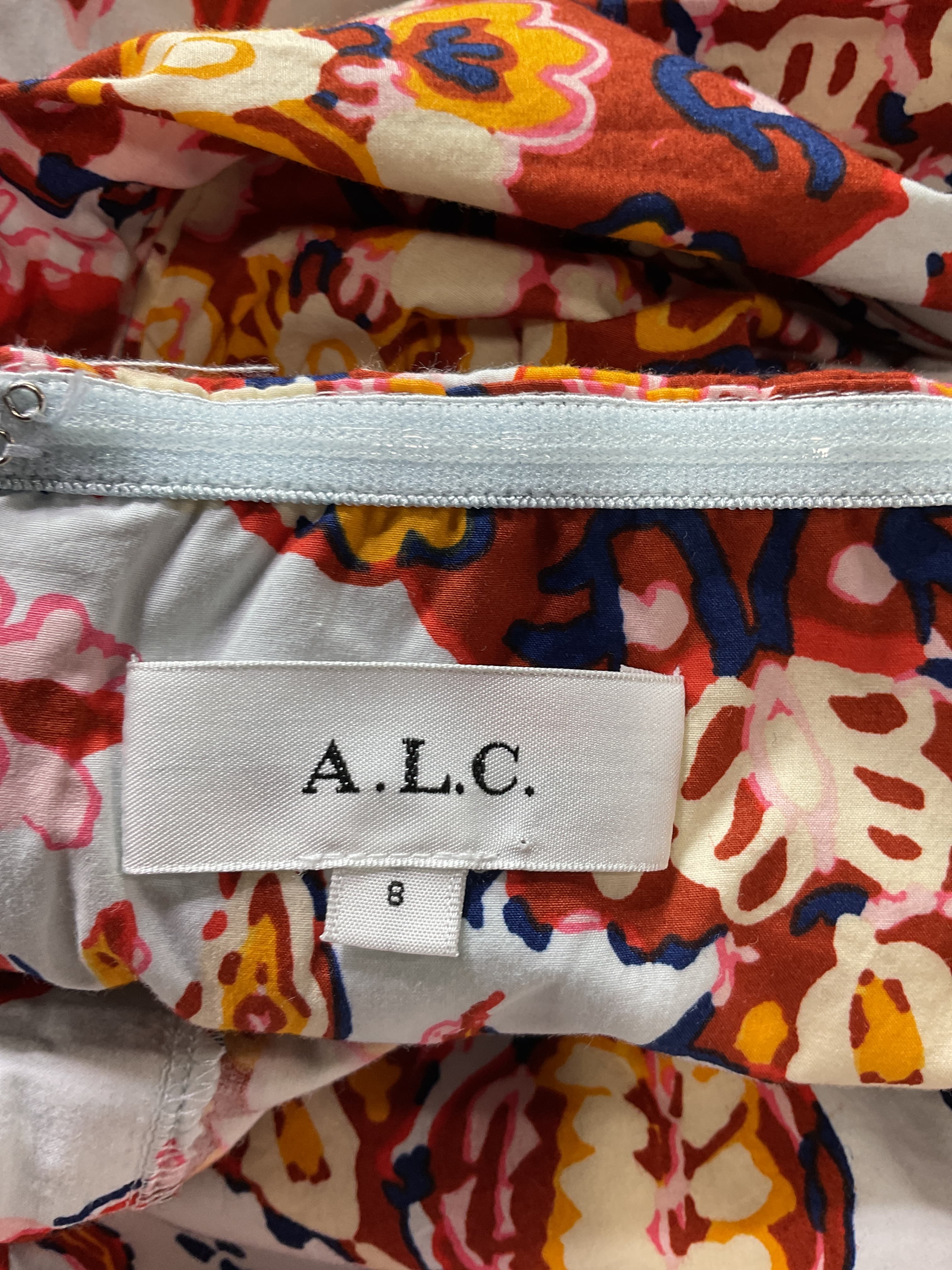 Tate Cotton Printed Midi Dress - Image 3