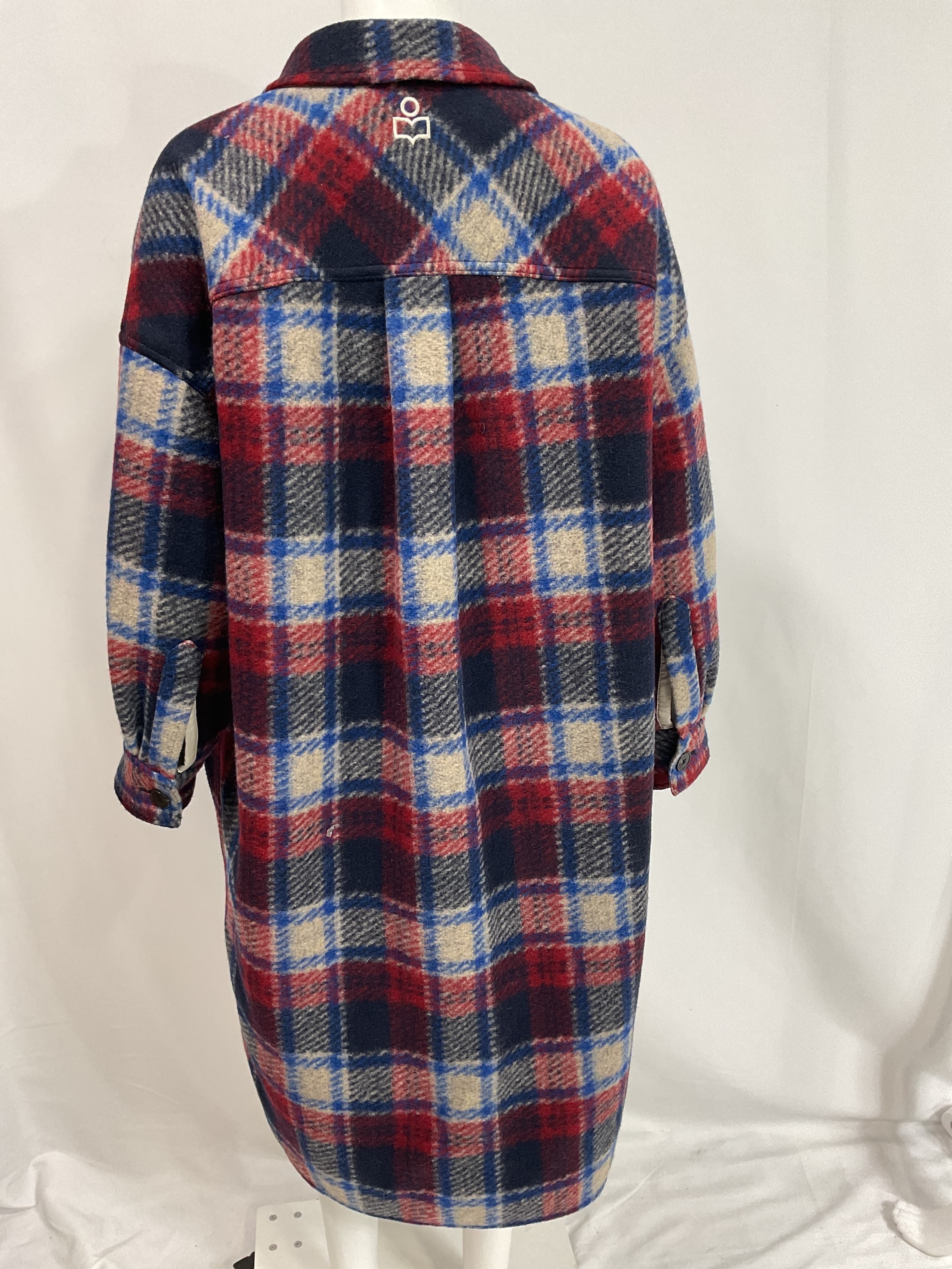 Fontizi Checked Shirt Coat - Image 3
