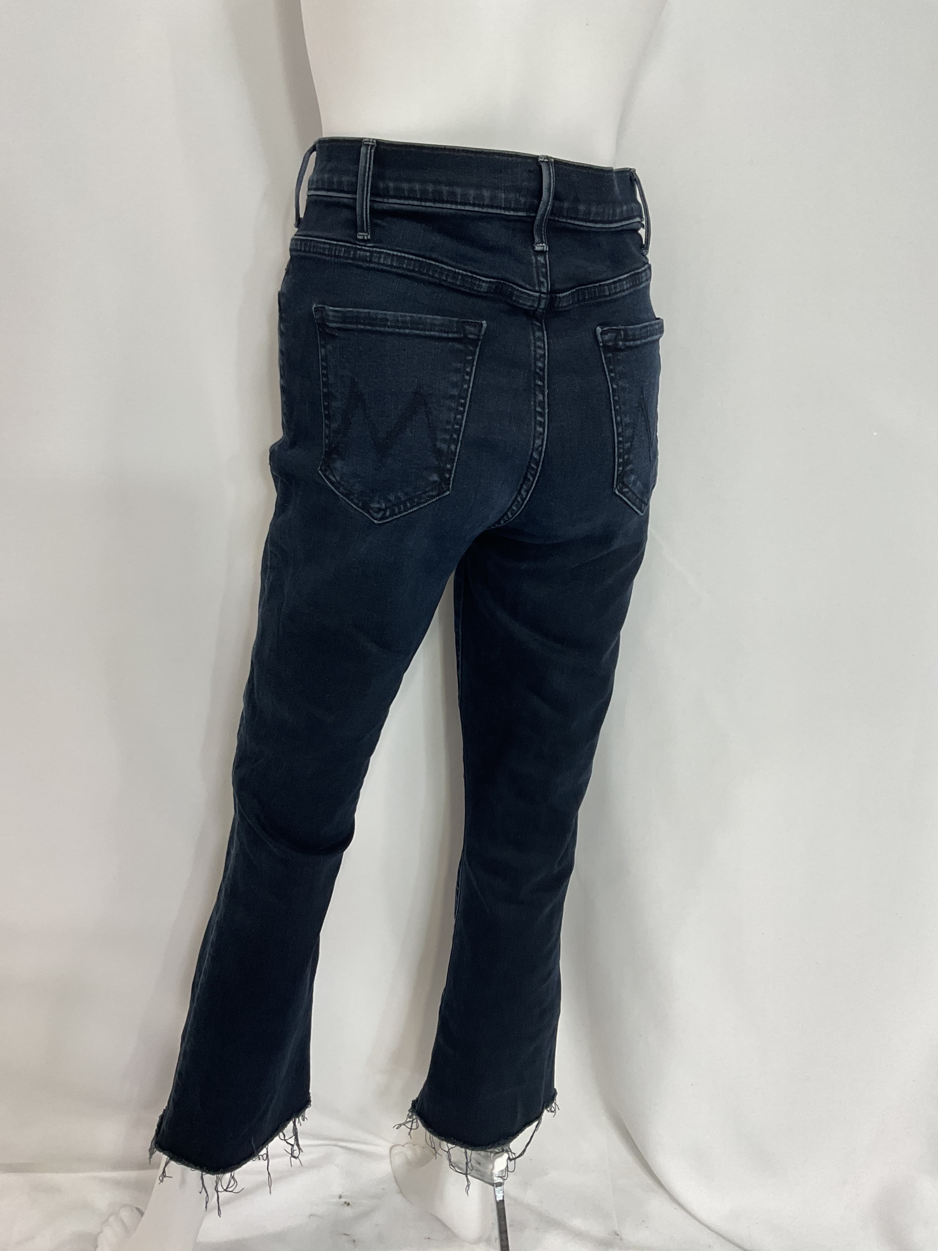 The Hustler Frayed High Waist Ankle Flare Jeans - Image 2