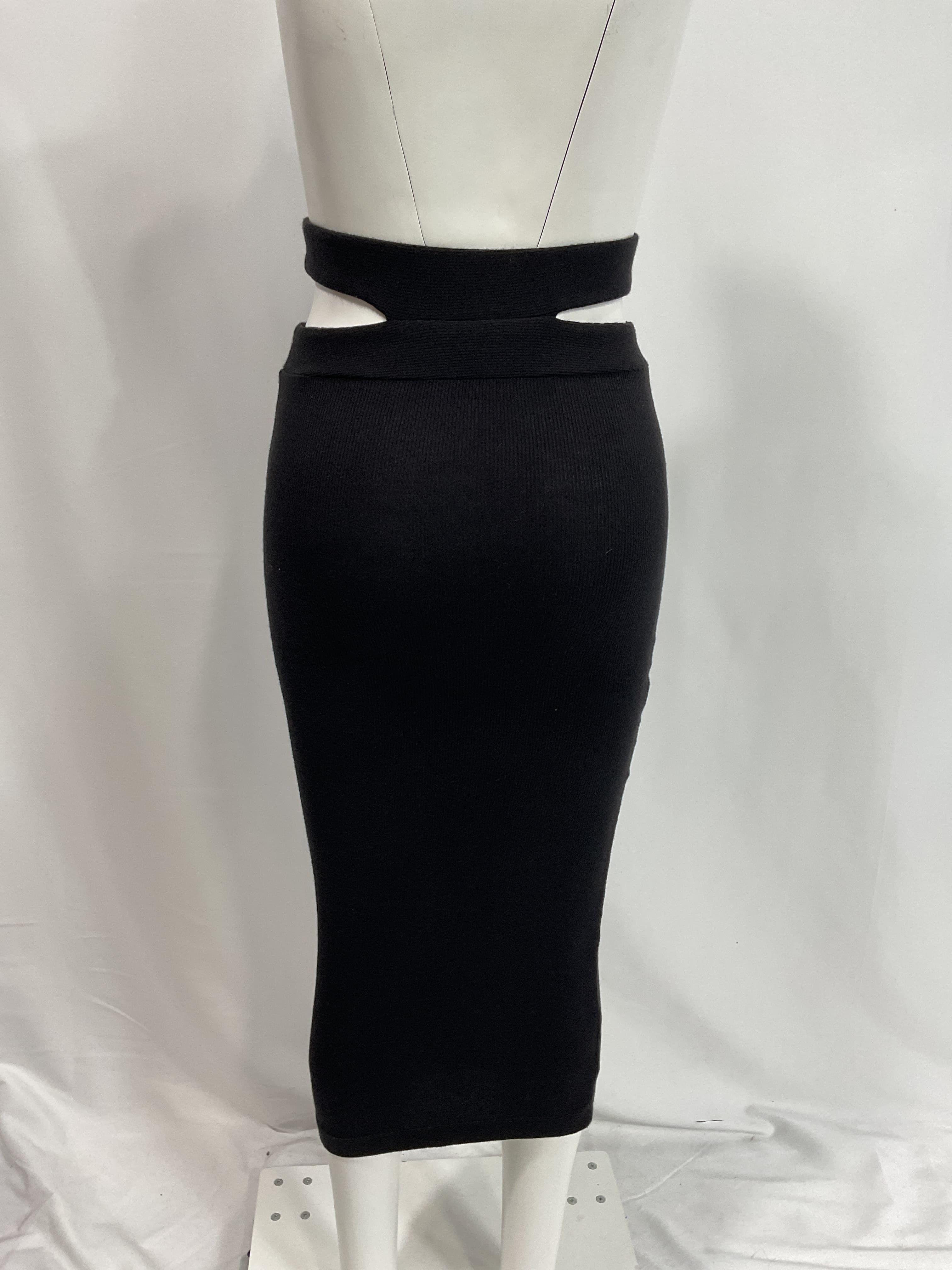 Nola Midi Skirt In Black - Image 3