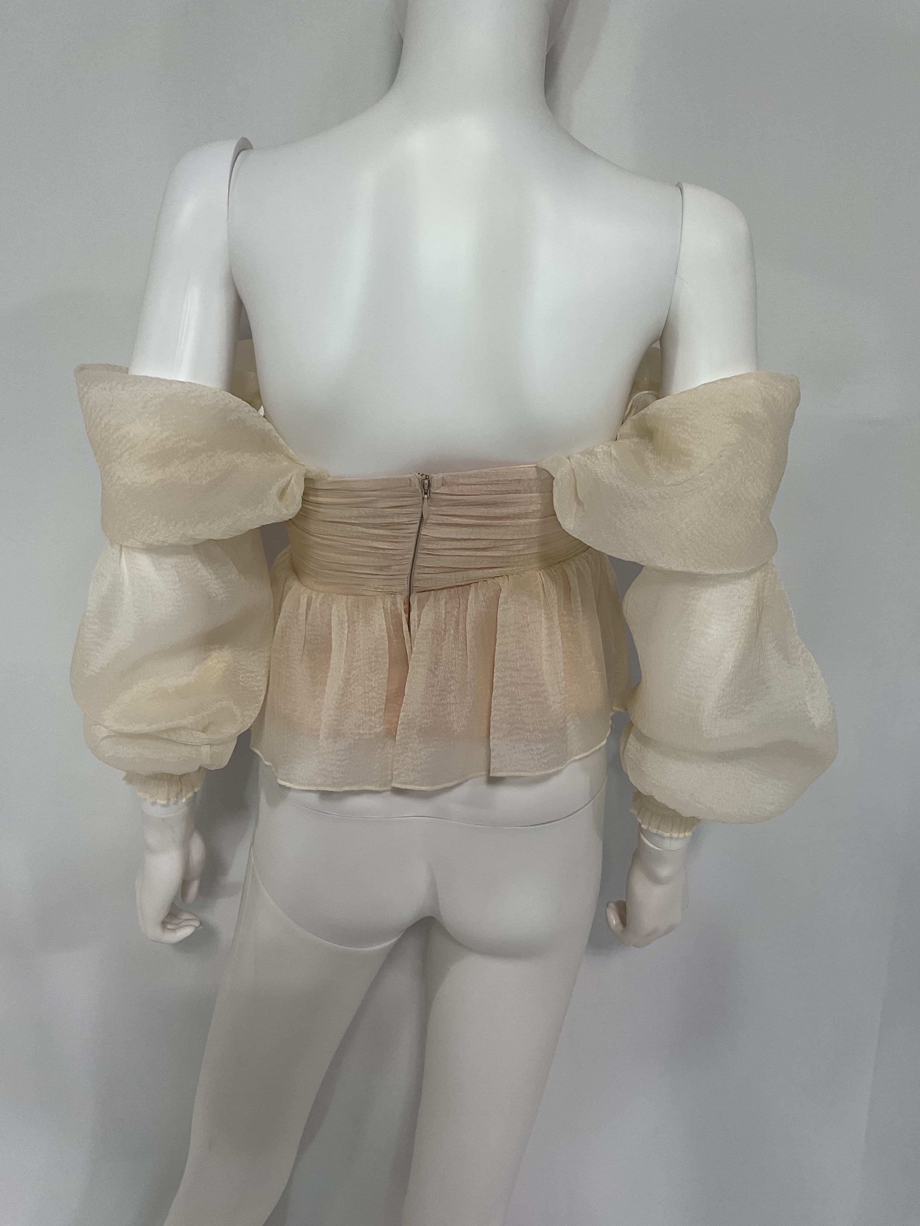 House Of Harlow 1960 X Revolve Burna Blouse In Cream - Image 4