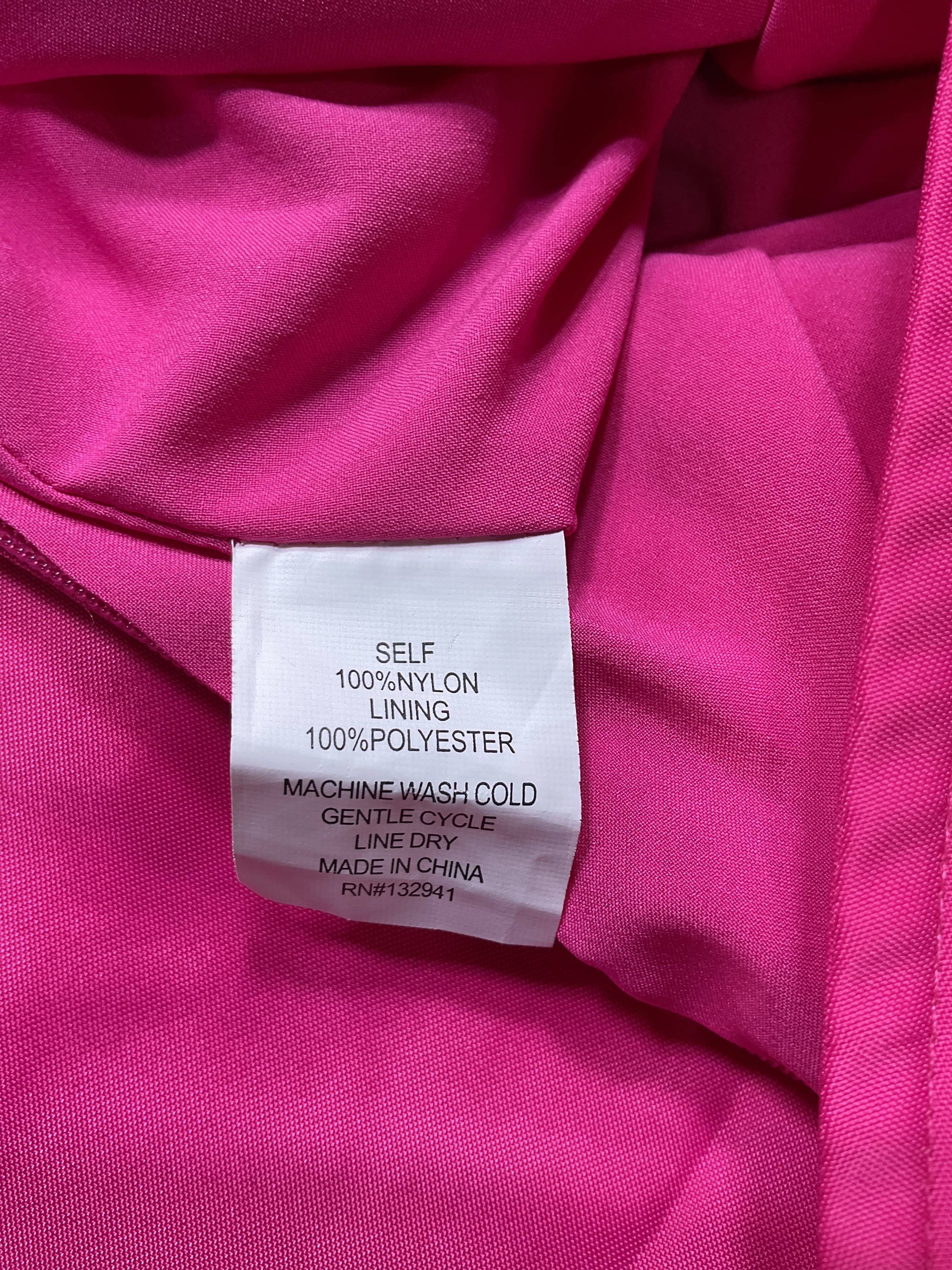 Nylon Archie Mini Dress In French Rose - Image 4