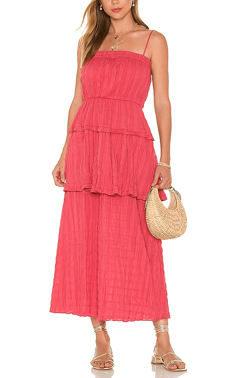 Utopian Dress In Rosewood - Image 1