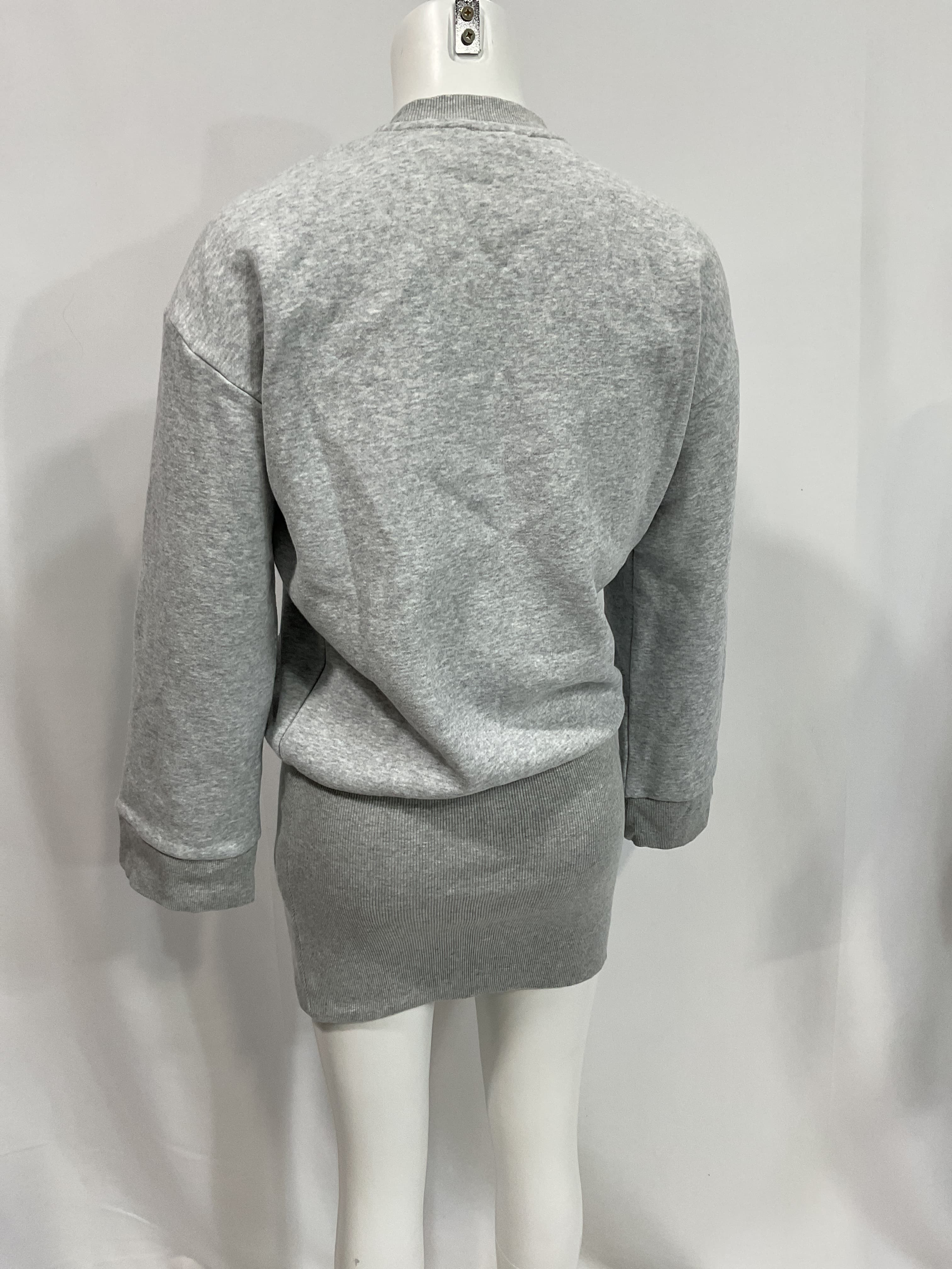 Jaida Mini Dress In Heather Grey - Image 4