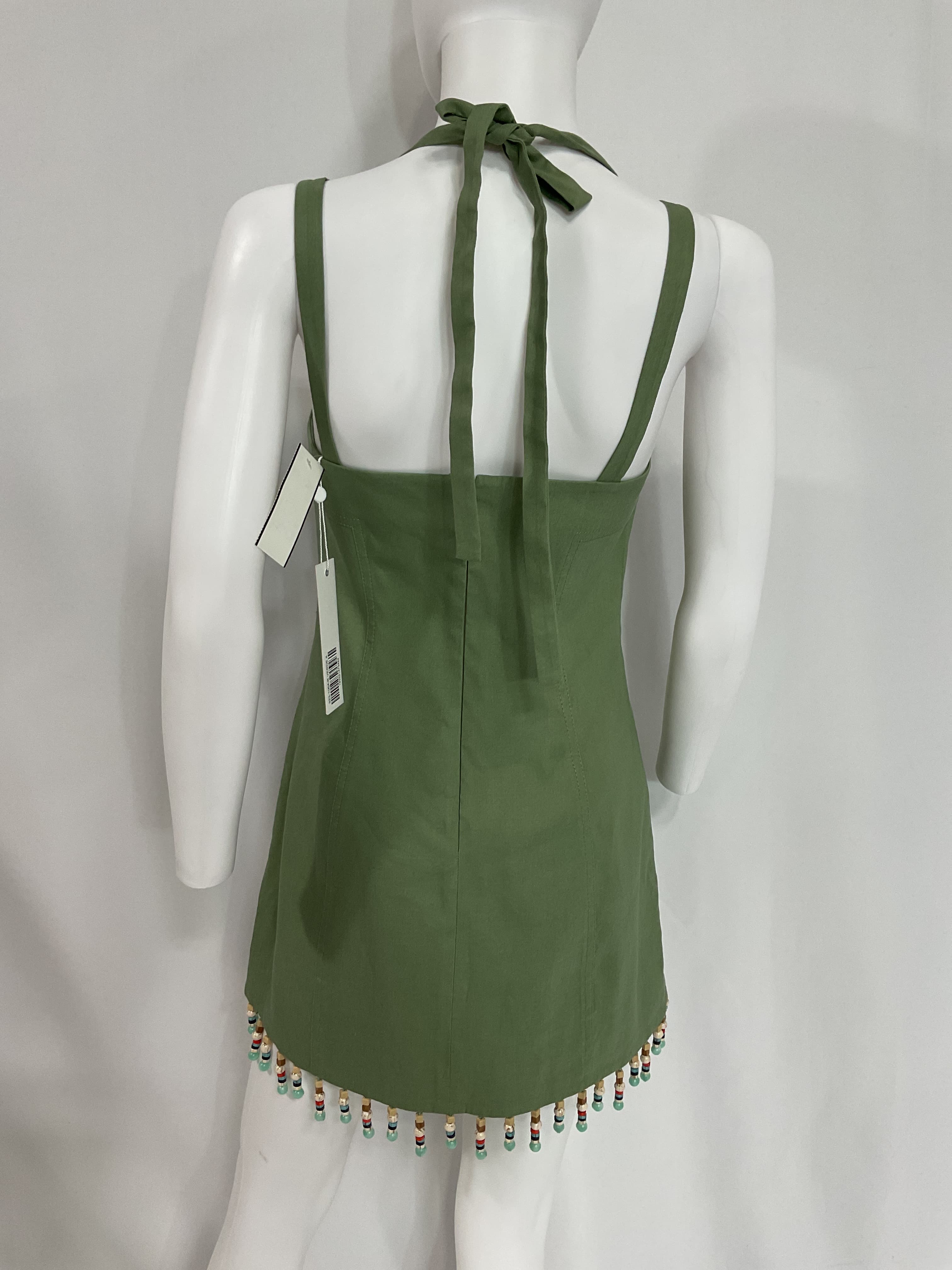 Lora Mini Dress In Verde - Image 2